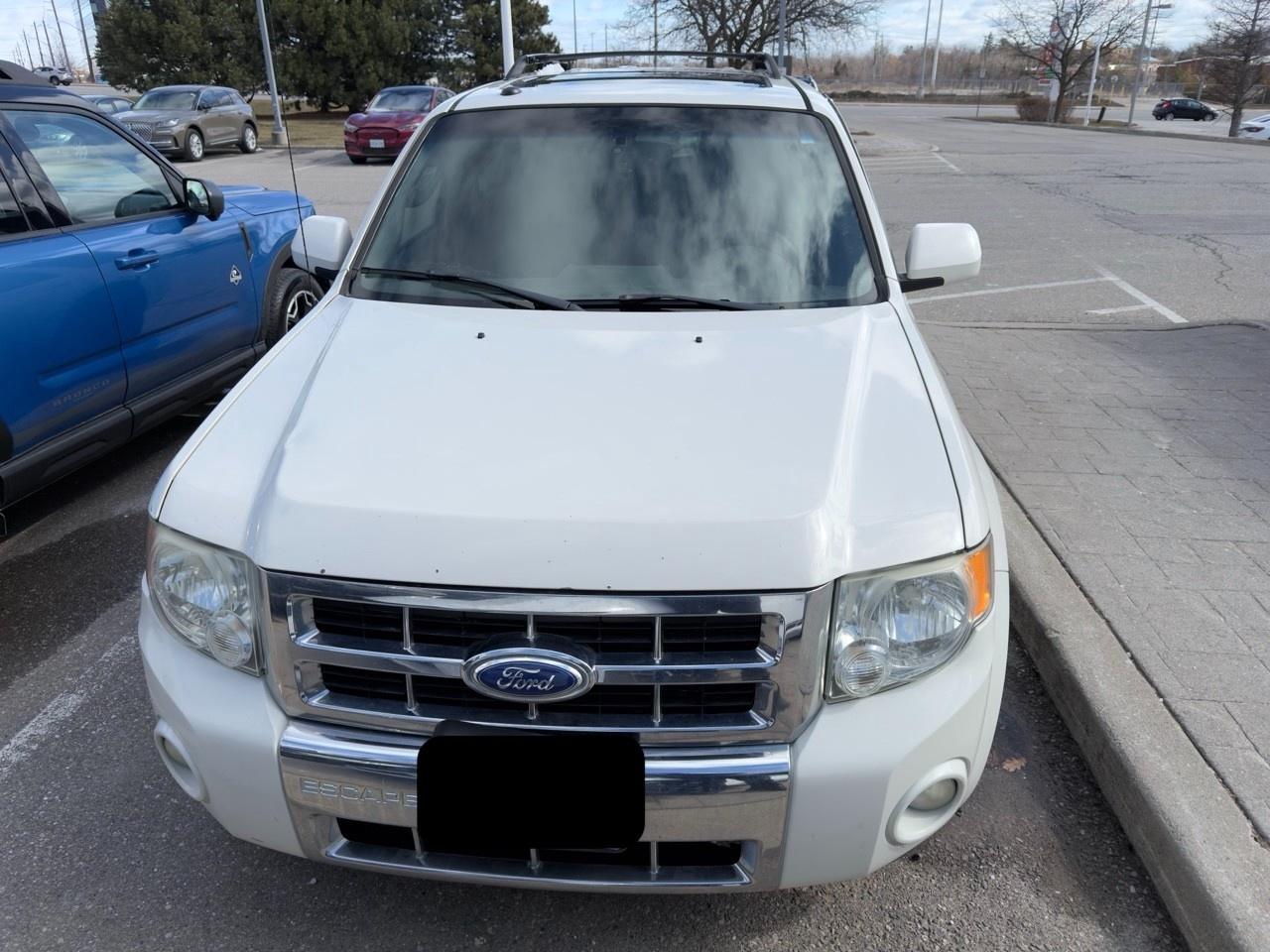 2011 Ford Escape Limited INCOMING|WHITE SUEDE|BLACK LEATHER|3.0L V6|VOICE ACTIVATED TOUCH-SCREEN NAVIGATION Photo