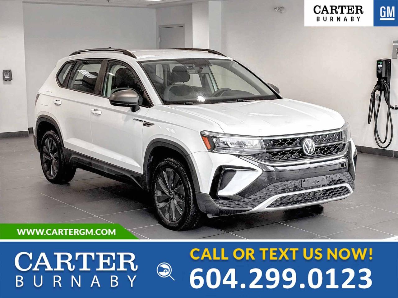 Used 2022 Volkswagen Taos TRENDLINE FWD | 1.5l Turbo eng/Traction CTRL for sale in Burnaby, BC