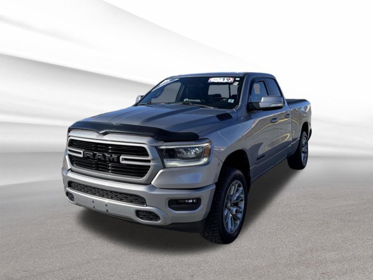 Built to handle work, play, and daily driving with confidence, this 2019 RAM 1500 Sport delivers V-8 power, 4x4 capability, and bold full-size truck appeal. Finished in Grey with a Black interior, it offers a clean, purposeful look backed by proven performance and strong road presence.This used 2019 RAM 1500 Sport at Steele Halifax Chrysler Dodge Jeep Ram FIAT in Halifax has 105,675 km and an automatic transmission. Its 5.7-litre regular unleaded V-8 engine gives this truck the muscle many drivers want for towing, hauling, and confident highway travel in all seasons.FEATURES OF THE 1500 SportGrey exterior with Black interior5.7-litre HEMI V-8 powerAutomatic transmission with four-wheel driveDual exhaust tips add styleTRUCK FEATURESFour-wheel drive for added tractionStrong V-8 power for towingFour-door cab adds daily practicalityFull-size pickup versatility for many needsADVANCED SAFETY FEATURESFour-wheel drive supports slippery road controlLarge pickup design offers solid visibilityAuto-dimming mirror reduces night glareStrong body structure supports occupant protectionPERFORMANCE AND EFFICIENCY5.7-litre V-8 delivers strong outputAutomatic transmission supports smooth power deliveryDual exhaust tips complement sporty characterGasoline power suits long-distance travelCOMFORT AND CONVENIENCEFour doors improve passenger accessBlack interior gives a clean lookAuto-dimming rearview mirror adds comfortSpacious cabin suits daily drivingTECHNONOLGY AND CONNECTIVITYDriver-focused cabin keeps controls closeClear instrument layout aids quick checksAutomatic transmission simplifies city drivingPractical design supports easy operationCARGO SPACEPickup bed handles large gearCabin space supports passenger storageFour-door layout adds interior flexibilityFull-size truck fits active lifestylesAWARDS & RECOGNITIONS2019 Truck of the Year, MotorTrend, 2019Best Pickup Truck, Automobile Journalists Association of Canada, 2019WHAT OTHER OWNERS LIKEStrong HEMI V-8 performance feelComfortable ride for a full-size truckConfident four-wheel-drive traction year-roundBold Sport appearance and road presenceThe 2019 RAM 1500 Sport is a smart choice for drivers who want real truck capability without giving up comfort and everyday usability. Its proven V-8 engine, automatic transmission, and four-wheel drive setup make it well suited to Nova Scotia weather, weekend towing, and busy work schedules.With its four-door configuration, Grey exterior, Black interior, and dual exhaust tips, this 2019 RAM 1500 Sport has the right mix of utility and visual appeal. If you want a capable used pickup from Steele Halifax Chrysler Dodge Jeep Ram FIAT in Halifax, this truck deserves a close look.This 2019 RAM 1500 Sports VIN is: 1C6SRFETXKN679065.We invite you to book a viewing and test drive at your earliest convenience