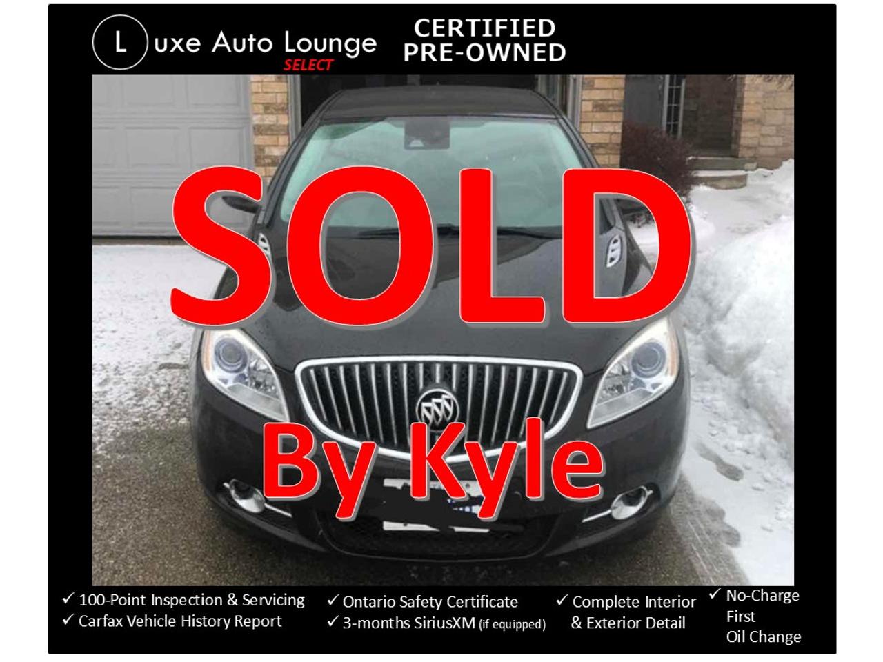 2015 Buick Verano ULTRA LOW KM!! LEATHER, BOSE, HEATED SEATS, CLEAN!
