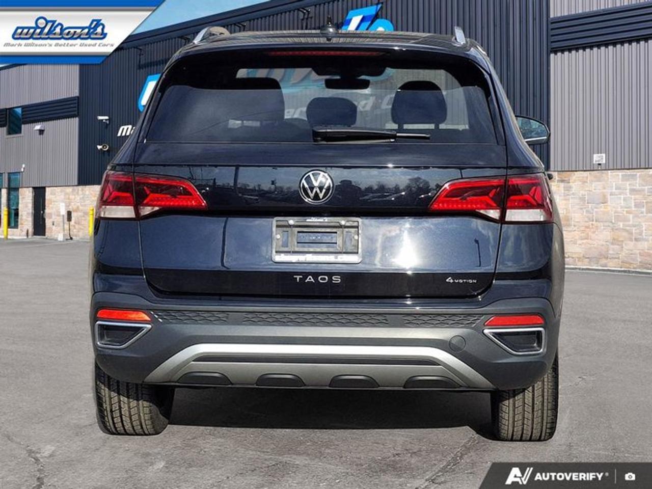 2024 Volkswagen Taos Comfortline AWD | Sunroof | 19" Wheels | Adaptive Cruise | Heated Wheel + Seats | and More ! Photo3