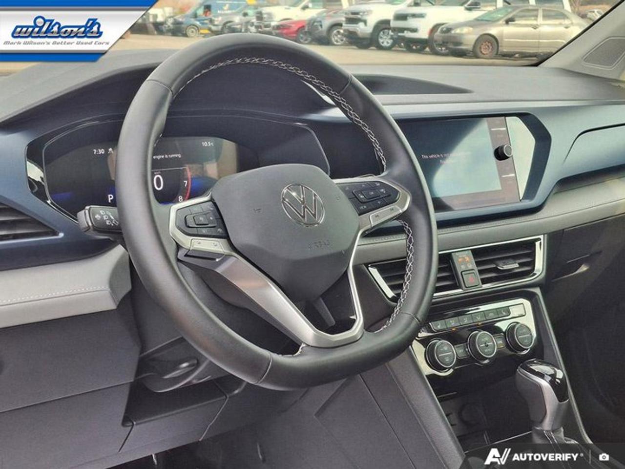 2024 Volkswagen Taos Comfortline AWD | Sunroof | 19" Wheels | Adaptive Cruise | Heated Wheel + Seats | and More ! Photo