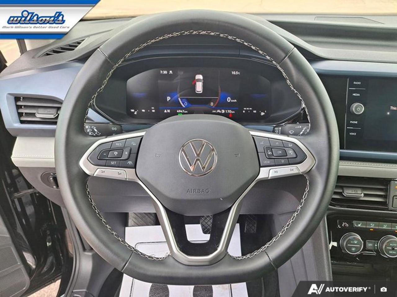 2024 Volkswagen Taos Comfortline AWD | Sunroof | 19" Wheels | Adaptive Cruise | Heated Wheel + Seats | and More ! Photo