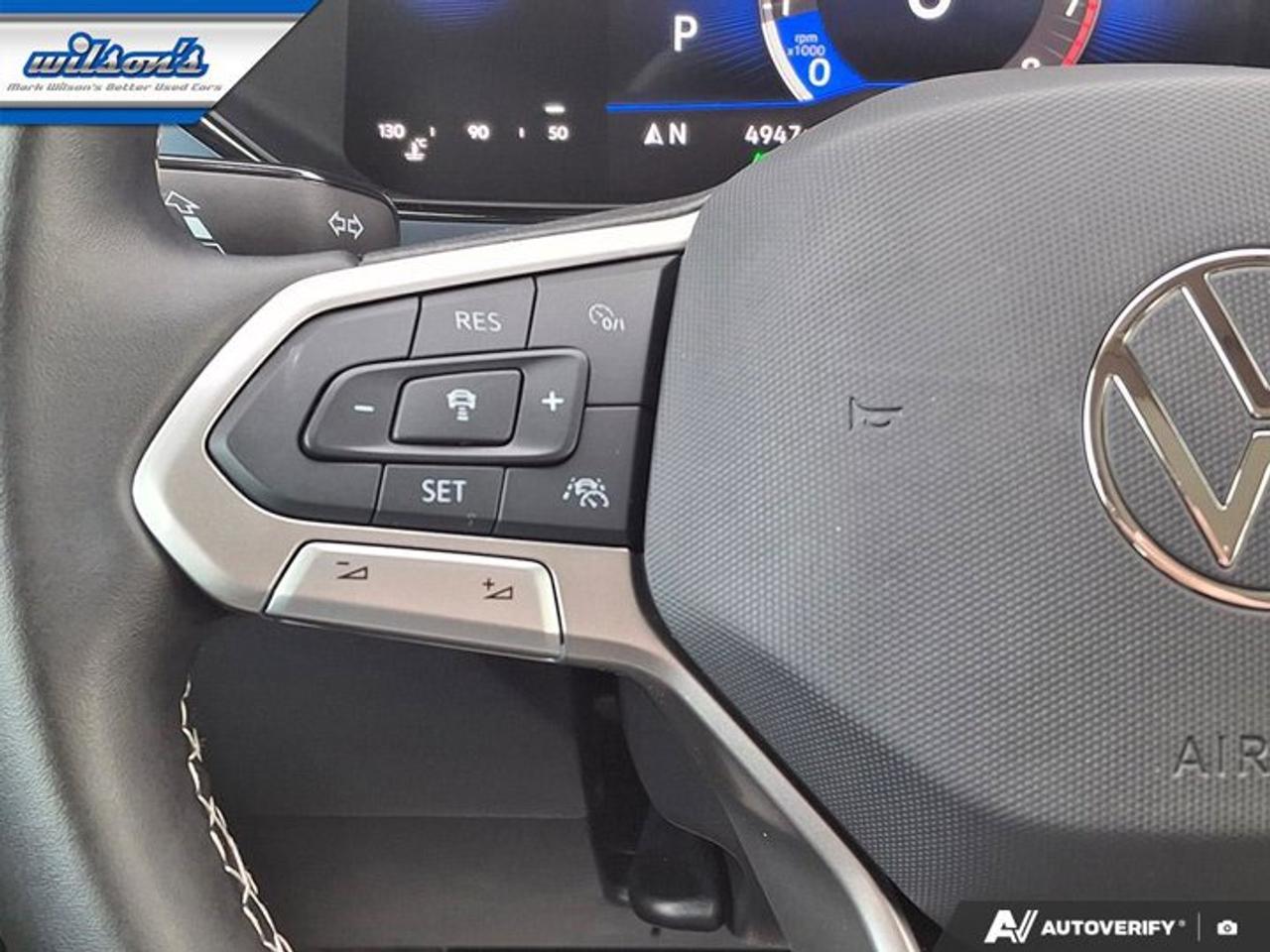2024 Volkswagen Taos Comfortline AWD | Sunroof | 19" Wheels | Adaptive Cruise | Heated Wheel + Seats | and More ! Photo
