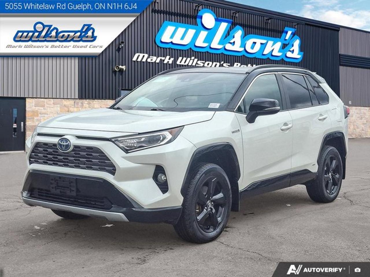 2019 Toyota RAV4 Hybrid XSE | Leatherette | Sunroof | Heated Wheel + Seats | Power Liftgate | Bluetooth | and More ! Photo0