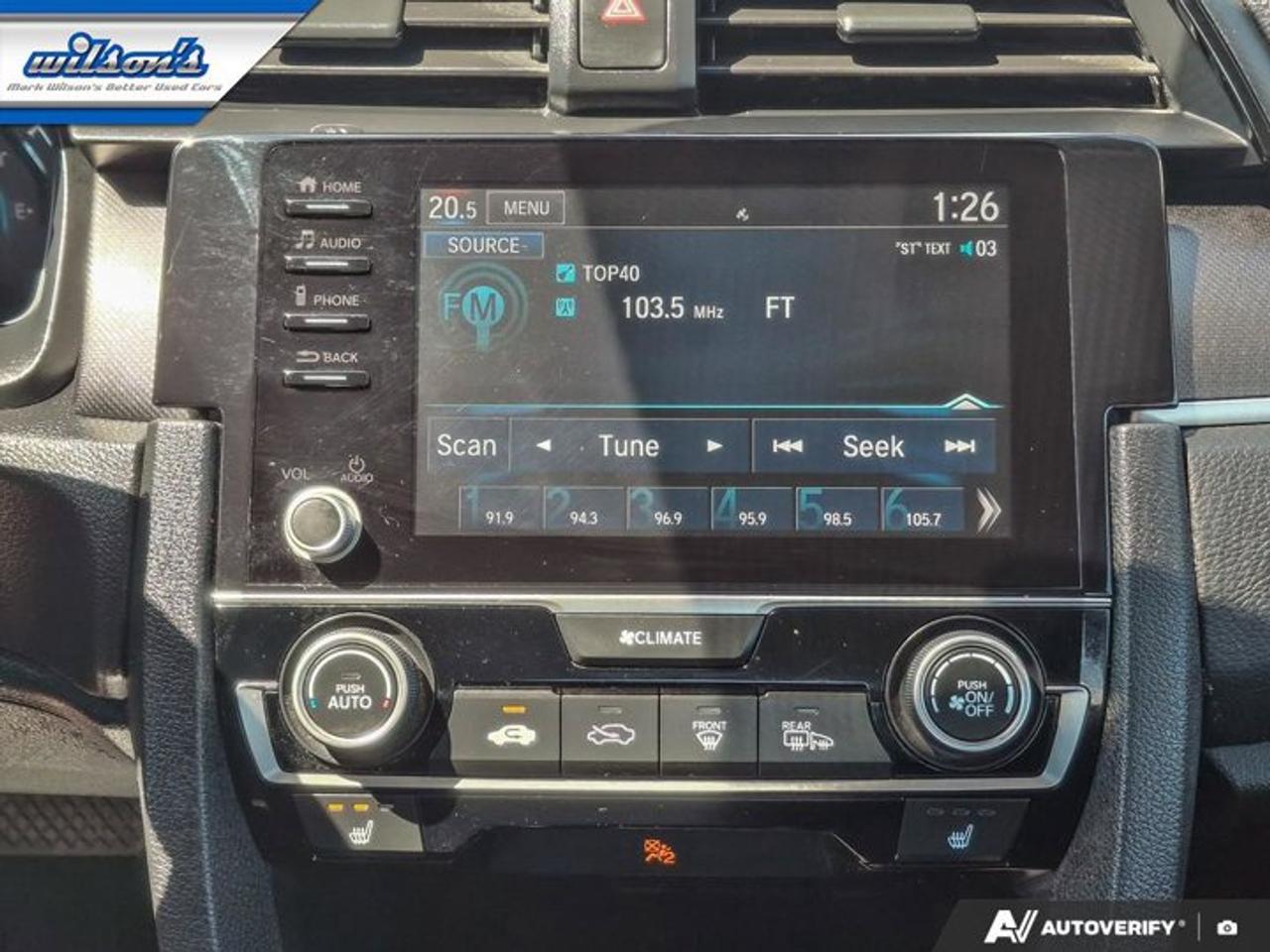 2019 Honda Civic Sedan LX | Honda Sensing | Heated Seats | CarPlay + Android | Rear Camera | and More ! Photo