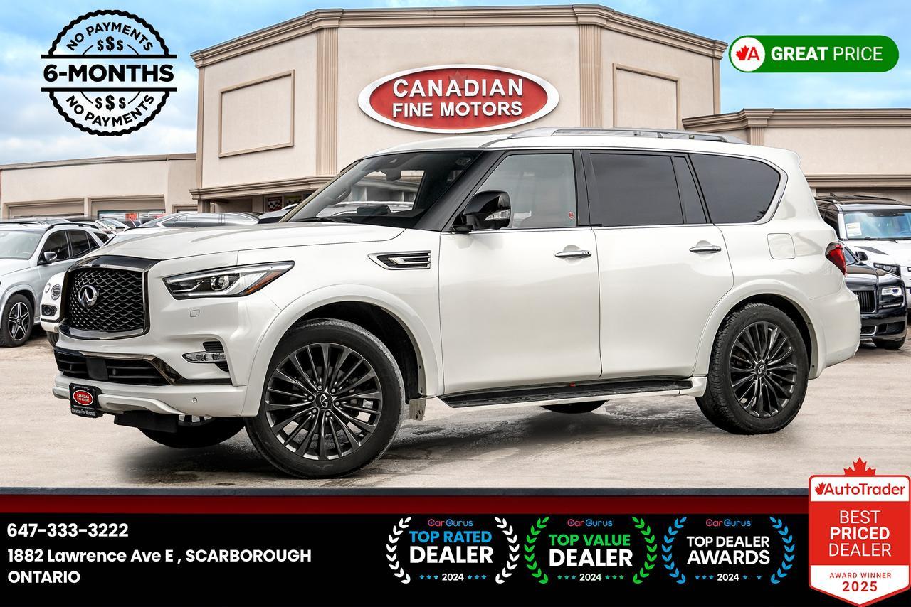 2022 Infiniti QX80 ProACTIVE 4WD|REAR ENTERTAINMENT|COOLED SEATS|NAVI