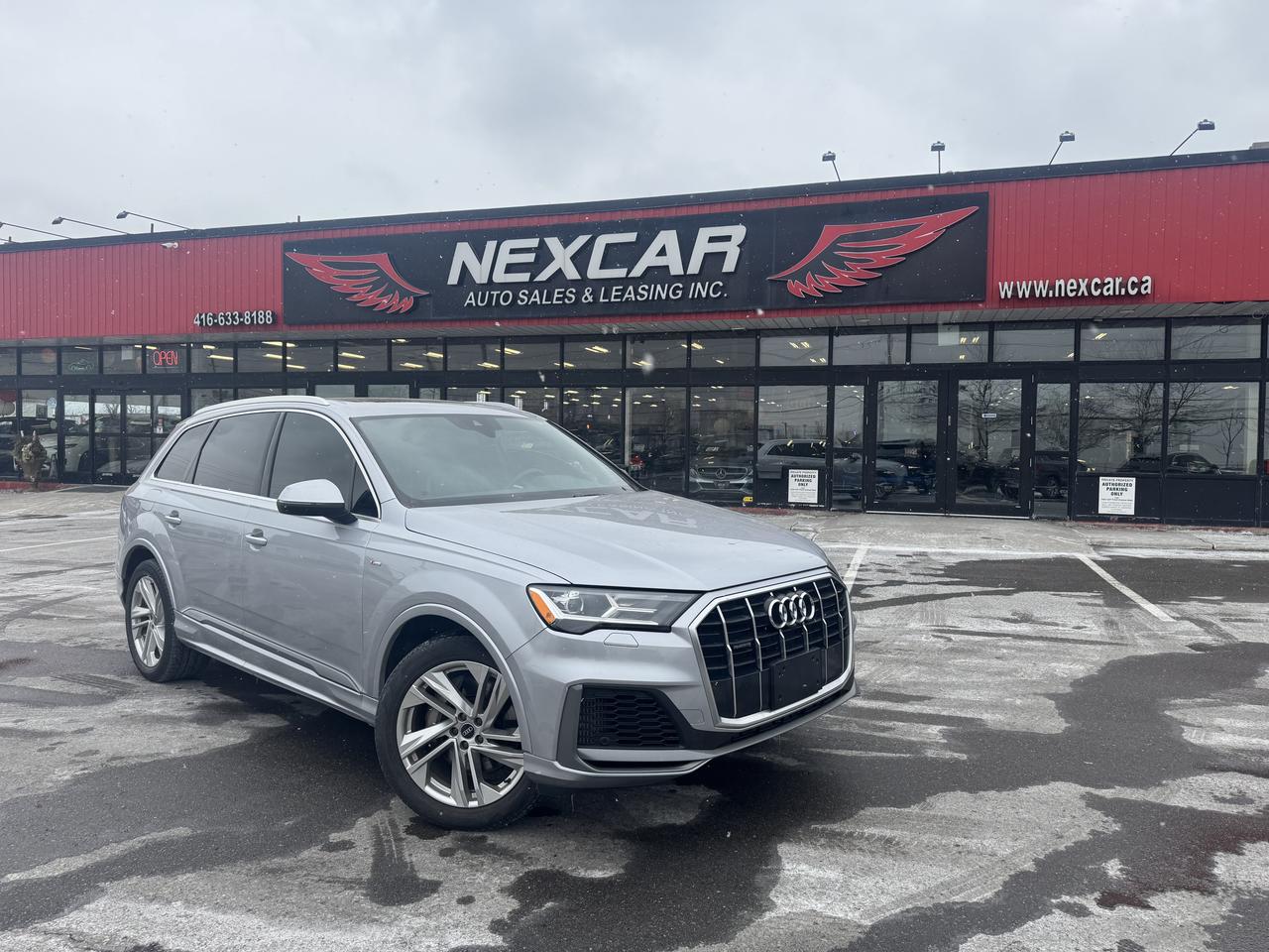 2021 Audi Q7 KOMFORT AWD 7 PASS NAV LEATHER PAN/ROOF B/SPOT CAM