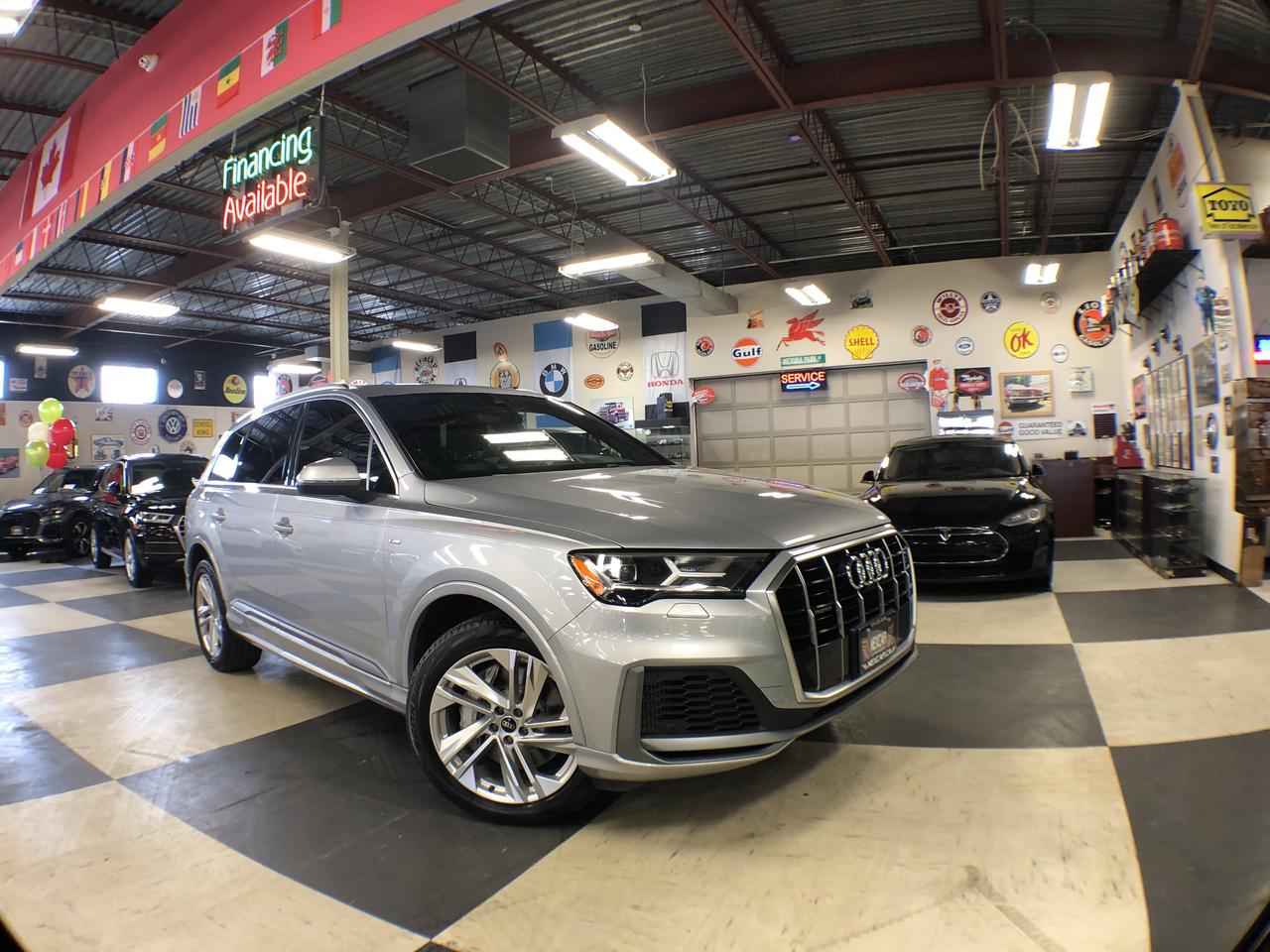 2021 Audi Q7 KOMFORT AWD 7 PASS NAV LEATHER PAN/ROOF B/SPOT CAM