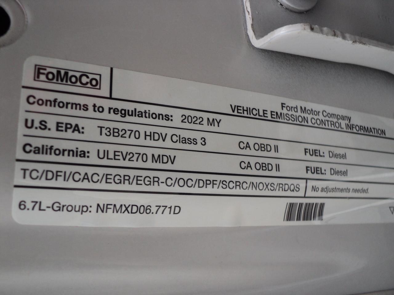 2022 Ford SUPER DUTY F-350 SRW XL SuperCab 4WD 6.7L8cylDiesel 6.75' Box BackUpCam Photo