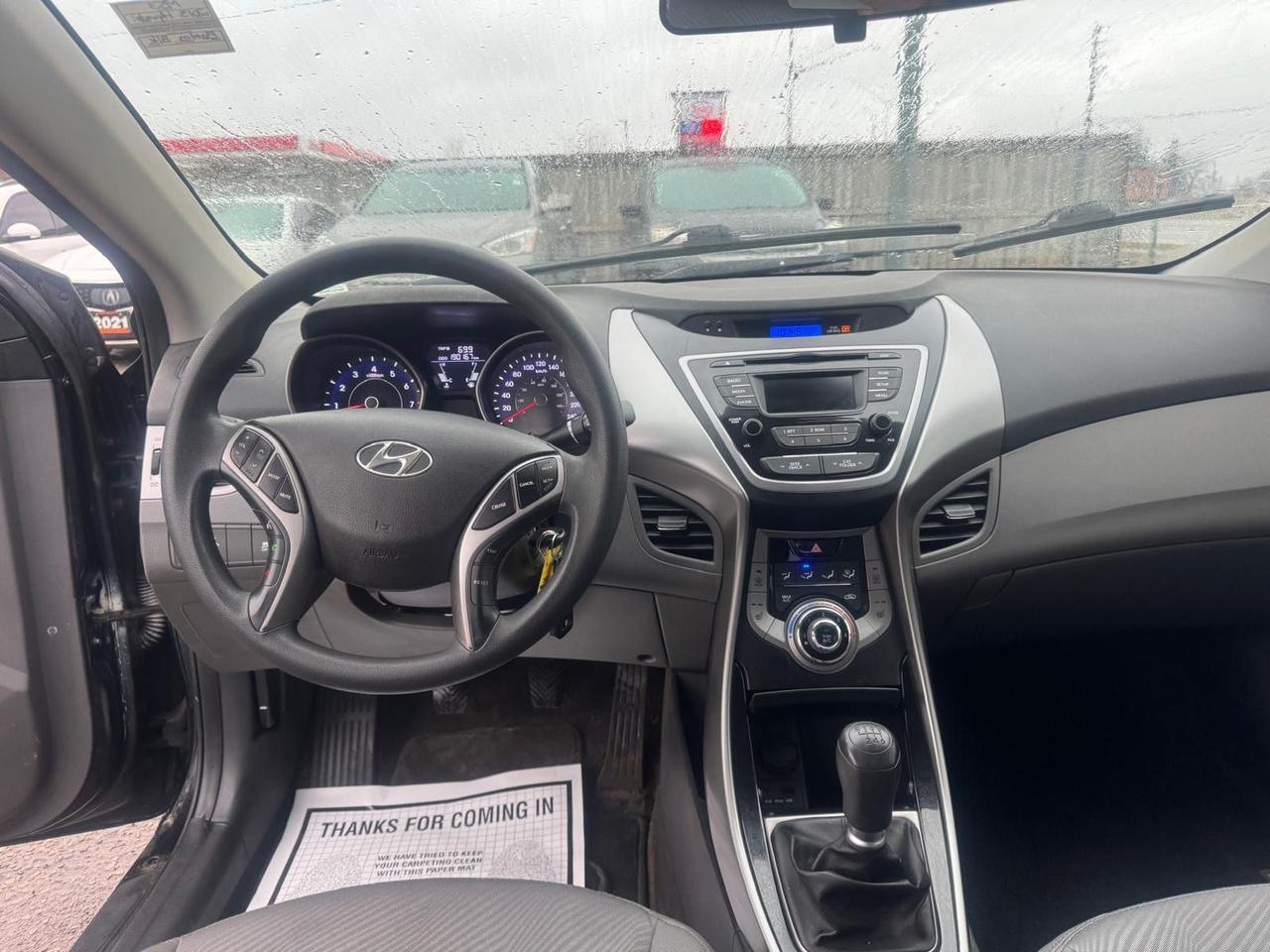 2013 Hyundai Elantra GL, MANUAL, RUNS WELL, ALLOYS, ONLY 190KMS, CERT Photo