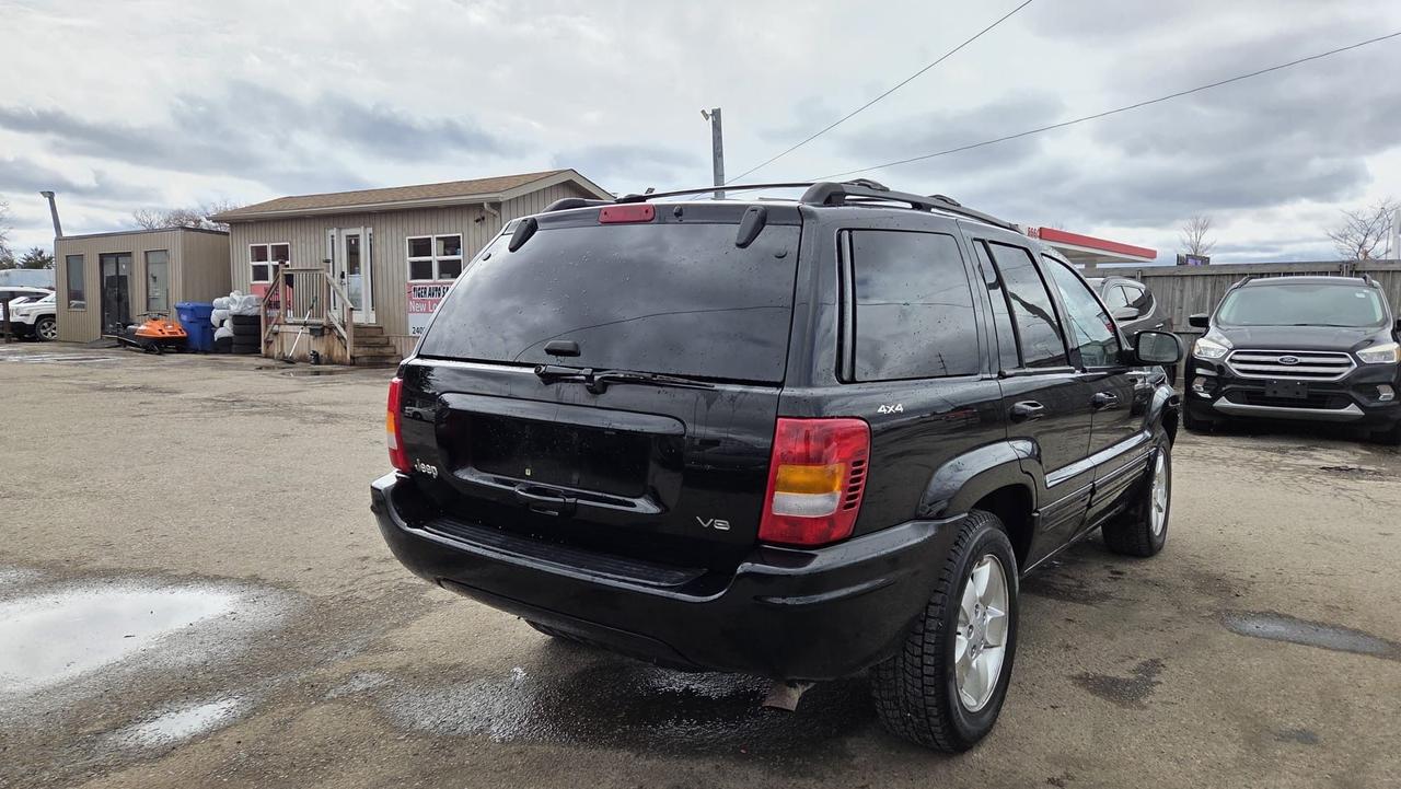 2001 Jeep Grand Cherokee LIMITED, V8, LOW KMS, ONLY 54,000KMS, CERTIFIED Photo4