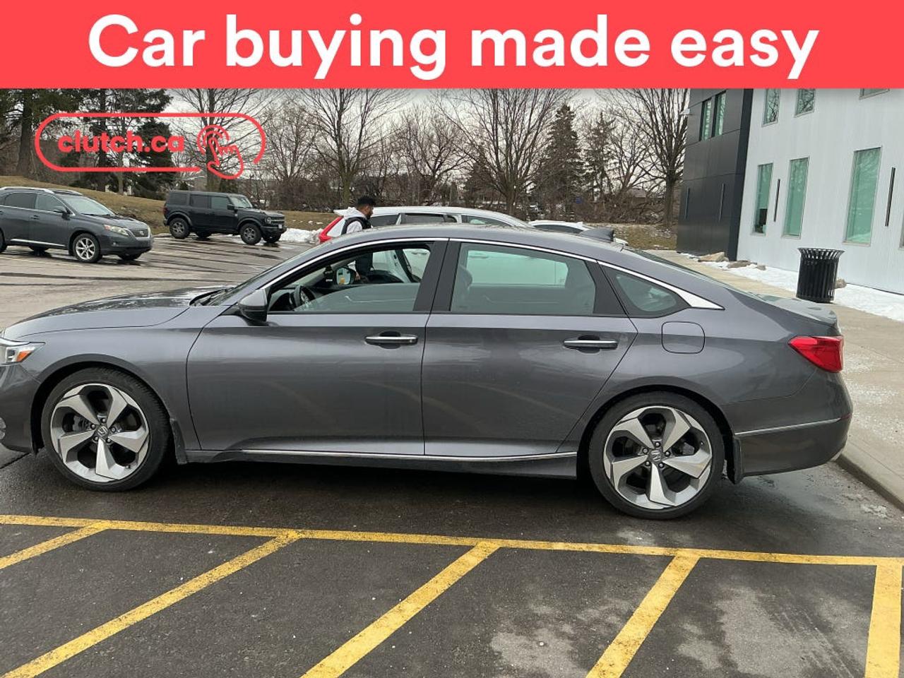 NO ACCIDENTS / CLEAN CARFAX / Auto Dimming Rearview Mirror, Front Heated Seats, Ventilated Front Seats and more!<br> <br>Clutch is the largest online used car retailer in Canada, delivering a seamless, hassle-free car-buying experience to drivers everywhere. Shop thousands of used cars online, get the right one delivered to your door, and enjoy peace of mind with our 10-Day Money-Back Guarantee. How sweet is that? To learn more, visit clutch.ca.<br> <br>The top features for this car include:<br> <br>Brake Assist<br>Auto Dimming Rearview Mirror<br>Front Heated Seats<br>Ventilated Front Seats<br>Rear Heated Seats<br>Driver Seat Memory System<br>Climate Control<br>Dual Zone Front Climate Control<br>Rear Climate Vents<br>Premium Sound System<br>Touchscreen Display<br>GPS Navigation<br>Cruise Control<br>Adaptive Cruise Control<br>Integrated Garage Door Opener<br>12V Outlet<br>Hands Free Device Connectivity<br>Internet Access<br>Apple CarPlay<br>Android Auto<br>Wireless Charging<br>USB Input<br>Keyless Entry<br>Passive Keyless Entry<br>Push Button Start<br>Keyfob Remote Start<br>Heads Up Display<br>Lane Departure Warning<br>Active Lane Keep Assistance<br>Blindspot Sensors<br>Forward Collision Mitigation<br>Rear Collision Warning<br>Rear Cross Traffic Alert<br>Pedestrian Detection<br>Driver Attention Alert<br>Traffic Sign Recognition<br>Heated Steering Wheel<br>Rain Sensing Wipers<br>Hill Assistance<br>Automatic High Beams<br>Rear View Camera<br>Parking Sensors<br>Rear Parking Sensors<br>Power Driver Seat<br>Power Passenger Seat<br>Ambient Lighting<br>App Remote Start<br> <br>Seamless home delivery - Delivery to your door in a matter of days. Available on select packages.<br> <br>Try it out for 10 days - If you do not like it, we will take it back. <br> <br>Quality assured - All cars go through our rigorous 210-point inspection and reconditioning process.<br> <br>Peace of mind - Warranty and protection plans available.<br> <br>Haggle-free - No haggling or hard sells.<br> <br>100% Transparency - Full inspection reports on every car, including high-res photography and a free Carfax report.<br> <br>Listed price is for cash purchase only and does not include taxes, Shipping Fees (if applicable), Delivery Fees (if applicable), government licensing fees.<br> <br>Previous Provincial Registrations:<br>Ontario<br> <br>Stock # 92936
