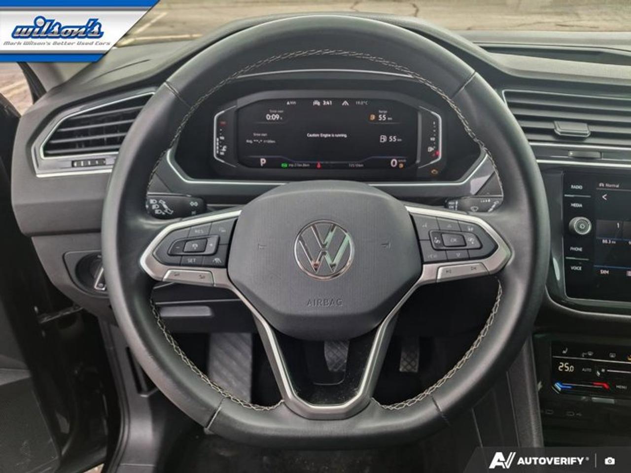 2024 Volkswagen Tiguan Comfortline AWD | Sunroof | Leatherette | Adaptive Cruise | Heated Wheel + Seats | Rear Cam & More ! Photo
