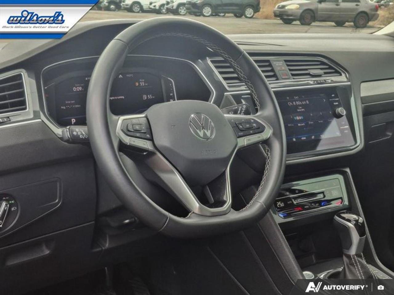 2024 Volkswagen Tiguan Comfortline AWD | Sunroof | Leatherette | Adaptive Cruise | Heated Wheel + Seats | Rear Cam & More ! Photo