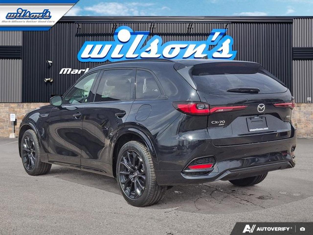 2025 Mazda CX-70 MHEV GT AWD | Leather | Sunroof | Nav | 360 Camera | HUD | Adaptive Cruise | BSM | Heated Wheel & More ! Photo