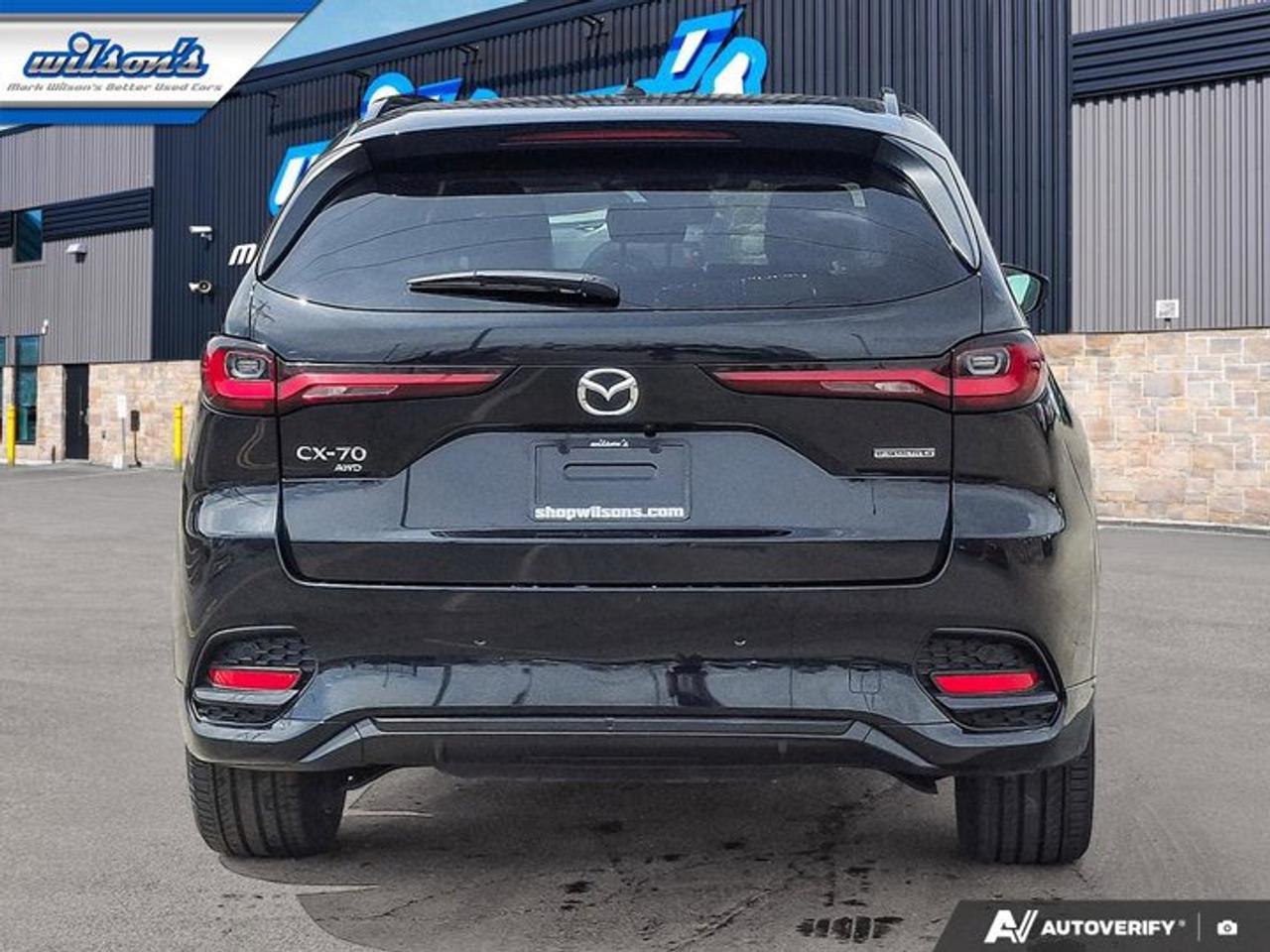 2025 Mazda CX-70 MHEV GT AWD | Leather | Sunroof | Nav | 360 Camera | HUD | Adaptive Cruise | BSM | Heated Wheel & More ! Photo3