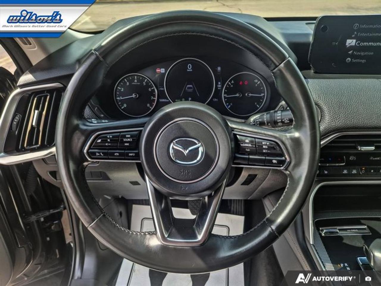 2025 Mazda CX-70 MHEV GT AWD | Leather | Sunroof | Nav | 360 Camera | HUD | Adaptive Cruise | BSM | Heated Wheel & More ! Photo