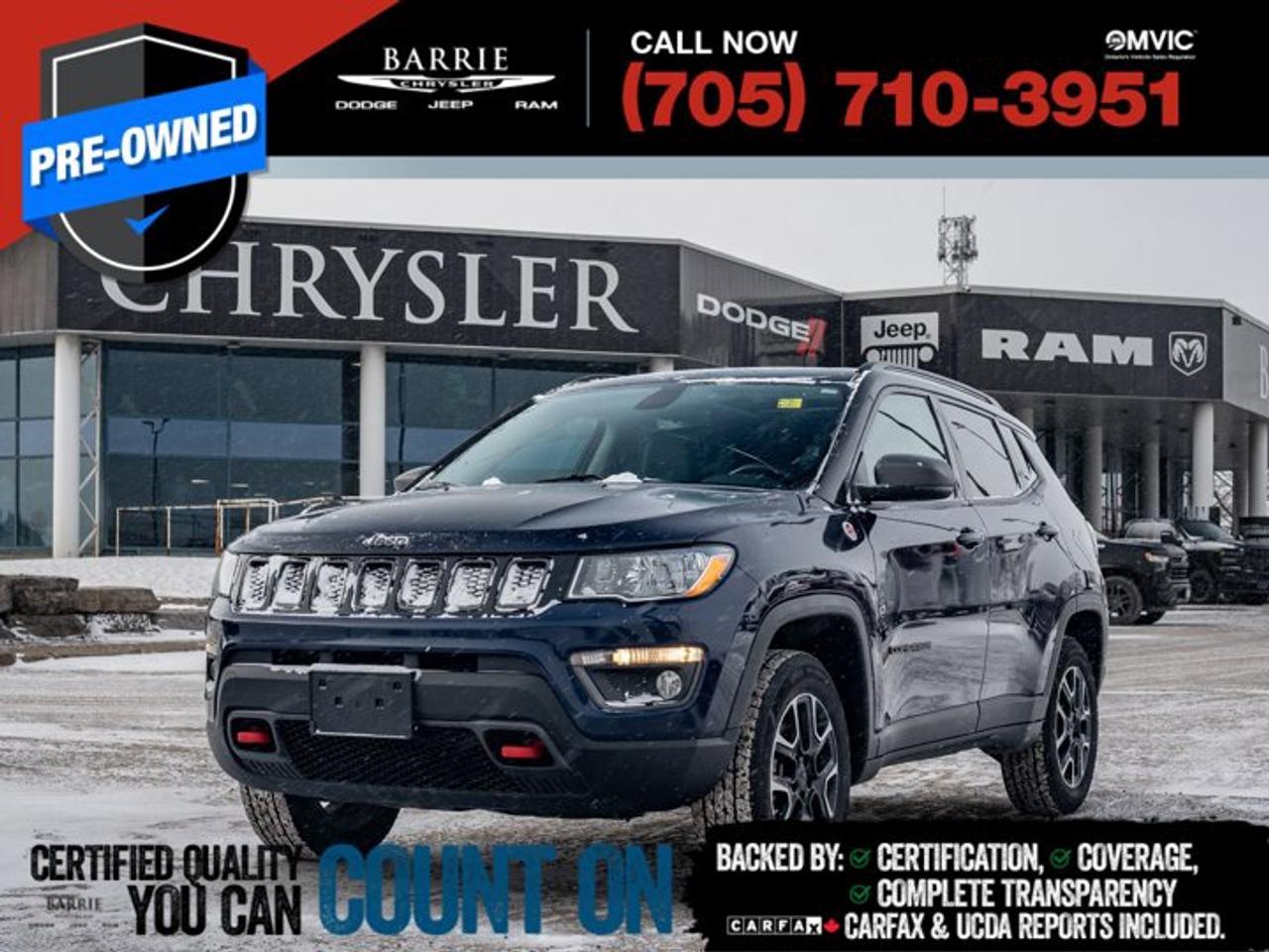 Used 2021 Jeep Compass Trailhawk for sale in Barrie, ON