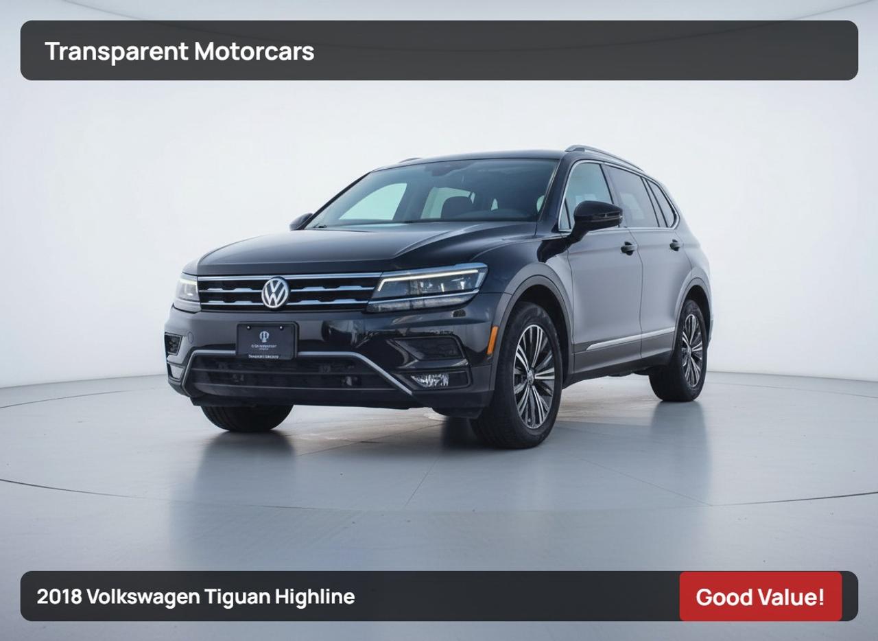 Used 2018 Volkswagen Tiguan SEL Premium for sale in Richmond, BC