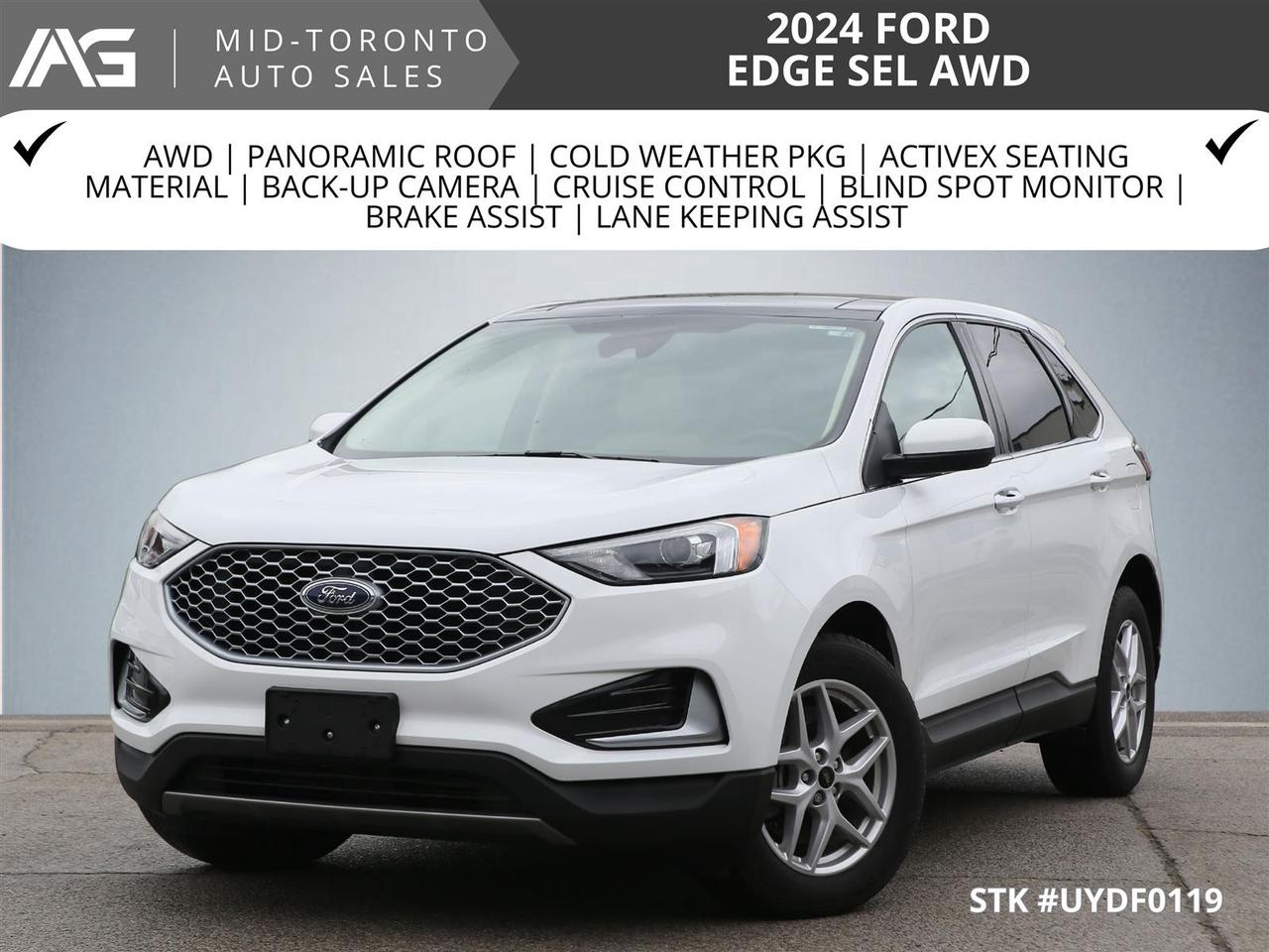 2024 Ford Edge SEL -AWD | Panoramic Roof | Cold Weather Pkg | ActiveX Seating Material Photo