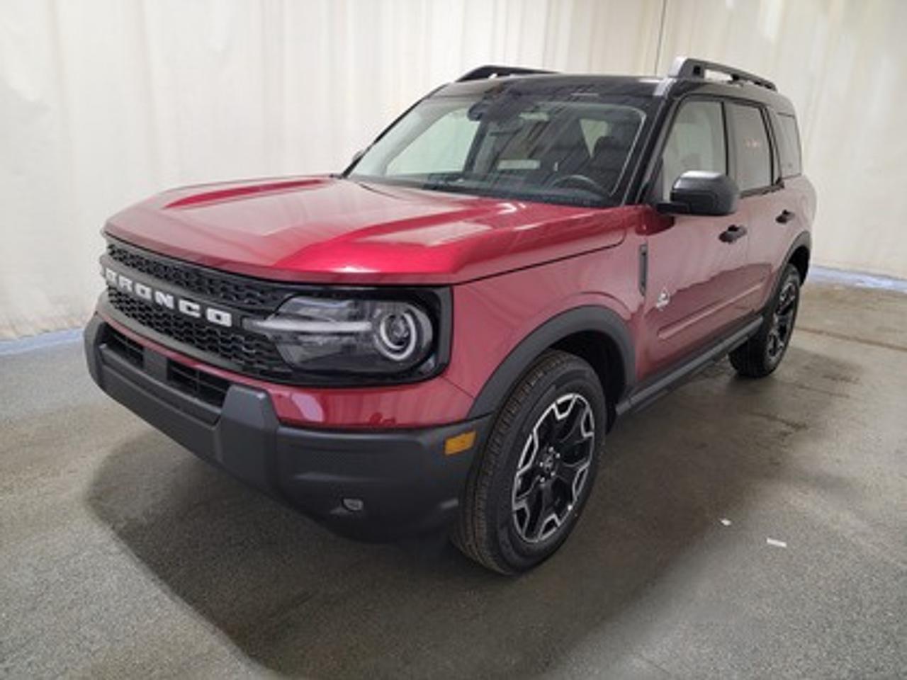 This all-new 2026 Ford Bronco Sport Outer Banks 300A shines in Ruby Red Metallic Tinted Clearcoat. This 5-passenger compact SUV is powered by the 1.5L EcoBoost® engine, delivering 181 horsepower and 190 lb-ft of torque. With an 8-speed automatic transmission and Auto Start-Stop Technology, it offers a smooth yet efficient drive, ideal for city commutes or highway adventures.

This vehicle comes with the All-Weather Packageready to take on any season! 

Snow, rain, mud, or sunshinethis vehicle is built for it all! The All-Weather Package adds extra protection where it matters most, with premium mud flaps to shield your paint from road debris, all-weather floor mats to protect your interior from lifes messes, and Xpel paint protection to help guard against those infuriating rock chips. Drive with confidence, knowing your investment is protected from Regina's elements. 

Key Features:
Premium-Trimmed Sport Heated Front Seats
Premium-Wrapped Heated Steering Wheel
Rear Parking Sensors
Memory Drivers Seat 
6-Way Power Passenger Seat
Push-Button Start
SYNC® 4 with a 13.2-inch Center Display, Wireless Apple CarPlay® and Android Auto
18 Machined-Face Ebony Black-Painted Aluminum Wheels
Dual-Zone Temperature Control
Terrain Management System Electronic Automatic  with 5 G.O.A.T. Modes (Normal, ECO, Sport, Slippery, Off-Road)
LED Headlights, Fog Lights, and Signature Lights
FordPass® Connect with Remote Start

The 2026 Bronco Sport Outer Banks is designed to handle all seasons in Saskatchewan. With intelligent 4x4, rain-sensing windshield wipers, privacy glass, and a heated steering wheel, it ensures comfort and capability in challenging climates. This model also boasts advanced safety systems like Pre-Collision Assist with Automatic Emergency Braking and BLIS® (Blind Spot Information System) and rear Cross-Traffic braking.

Bennett Dunlop Ford, proudly serving Regina for over 40 years, is conveniently located at 770 Broad Street. With over 3,500 Google reviews, our reputation reflects our commitment to providing a fast, easy, and enjoyable vehicle-buying experience. We eliminate the hassle with no admin or documentation fees, transparent upfront pricing that lets you shop with total confidence. But were more than just a dealershipwere driven to make a difference by supporting local community initiatives and events that matter to you. Visit Bennett Dunlop Ford today and experience why were Reginas trusted choice for quality vehicles, exceptional service, and a genuine commitment to driving change in our community!