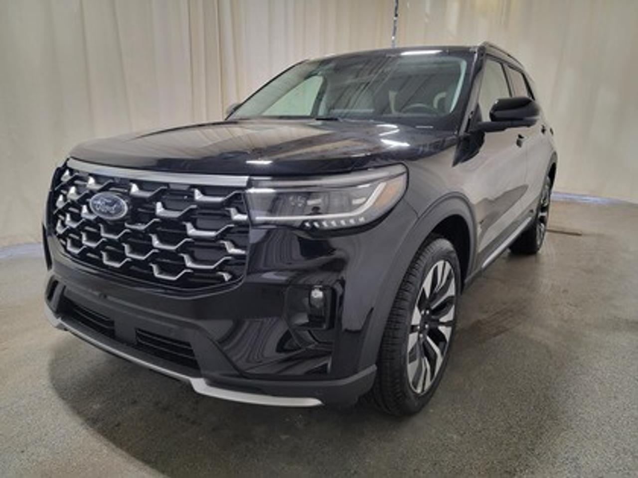The 2026 Ford Explorer Platinum 600A 4WD shines in Agate Black, this premium SUV is powered by a robust 2.3L EcoBoost I-4 engine paired with a 10-speed automatic transmission. With 300 horsepower and 310 lb-ft of torque, it delivers dynamic performance, giving a highway/city fuel economy of 10.4L/100km (27 Miles per gallon).

This vehicle comes with the All-Weather Packageready to take on any season! 

Snow, rain, mud, or sunshinethis vehicle is built for it all! The All-Weather Package adds extra protection where it matters most, with premium mud flaps to shield your paint from road debris, all-weather floor mats to protect your interior from lifes messes, and Xpel paint protection to help guard against those infuriating rock chips. Drive with confidence, knowing your investment is protected from Regina's elements. 

Key Features:
Ford Bluecruise
Ford Co-Pilot360 Assist 2.0
360 Degree Camera 
Adaptive Cruise Control
BLIS (Blind Spot Information System)
Evasive Steering Assist
Lane Keeping System
Reverse Brake Assist
Rain Sensing Wipers 
LED Taillamps
Panoramic Fixed Glass Moonroof with Power Shade
B&O Sound System
20 Luster Nickle-Painted Aluminum Wheels
Heated And Ventilated Front Seats
Heated Second Row Seats
Memory Driver Seat
Ford Connectivity Package
Lux Leather Package
Keyless Entry Keypad
21 Ultra Bright Mach Wheels
18 Spare Wheel and Jack Kit

Whether you're navigating urban streets or taking on Saskatchewan's rugged terrain, the 2025 Explorer Platinum ensures a first-class experience for every journey. Experience the 2025 Ford Explorer Platinum 600A at Bennett Dunlop Ford your trusted destinations for all things automotive. With our transparent pricing, unparalleled customer perks, and commitment to providing the best service, your satisfaction is guaranteed. Whether you're upgrading or purchasing for the first time, well ensure a seamless and enjoyable car-buying experience.

Bennett Dunlop Ford, proudly serving Regina for over 40 years, is conveniently located at 770 Broad Street. With over 3,500 Google reviews, our reputation reflects our commitment to providing a fast, easy, and enjoyable vehicle-buying experience. We eliminate the hassle with no admin or documentation fees, transparent upfront pricing that lets you shop with total confidence. But were more than just a dealershipwere driven to make a difference by supporting local community initiatives and events that matter to you. Visit Bennett Dunlop Ford today and experience why were Reginas trusted choice for quality vehicles, exceptional service, and a genuine commitment to driving change in our community!