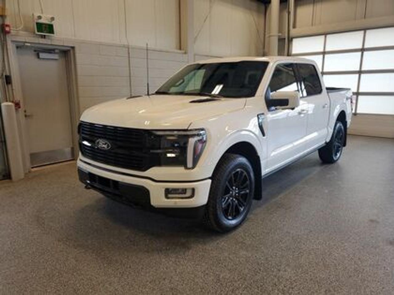 The all-new 2026 Ford F-150 Platinum 702A is presented in Star White Metallic Tri-Coat. Under the hood, it boasts the 3.5L EcoBoost® V6 engine, delivering an impressive 400 horsepower and 500 lb-ft of torque. Paired with a 10-speed automatic transmission, this powerhouse truck achieves a combined fuel economy of 12.3L/100km (23 miles per gallon).

Key Features:
Power-Deployable Running Boards
20 Gloss Black Aluminum Painted Wheels
Heated Front and Rear Heated Seats
Heated Steering Wheel
Power Tilt/Telescopic Heated Steering Wheel
Ventilated Front Seats
Memory Driver Seat
Bed Utility Package
BlueCruise
14 Speaker B&O Unleashed Sound System
Mobile Office Package
Tow/Haul Package
Twin Panel Moonroof

Engineered for Saskatchewans demanding climate and road conditions, the 2026 F-150 Platinum delivers an unrivaled combination of cutting-edge technology, premium comfort, and unmatched capability. Advanced safety features like Reverse Brake Assist, Lane-Keeping System, Dynamic Brake Support, and Zone Lighting ensure confidence on every drive.

Moose Jaw Ford, conveniently located at 1010 North Service Road in Moose Jaw, is your trusted destination for all your automotive needs. With an impressive 4.8-star Google rating from nearly 1,500 reviews, we are proud to deliver an exceptional vehicle-buying experience tailored just for you. Our Moose Jaw Motives set us apart, offering unbeatable value like half-priced oil changes for life on pre-owned vehicles, one year of key and remote protection, and one year of tire and rim protection. Enjoy peace of mind with every purchase. At Moose Jaw Ford, were committed to driving positive change in our community by combining exceptional service, high-quality vehicles, and a guest-first approach. Visit us today!