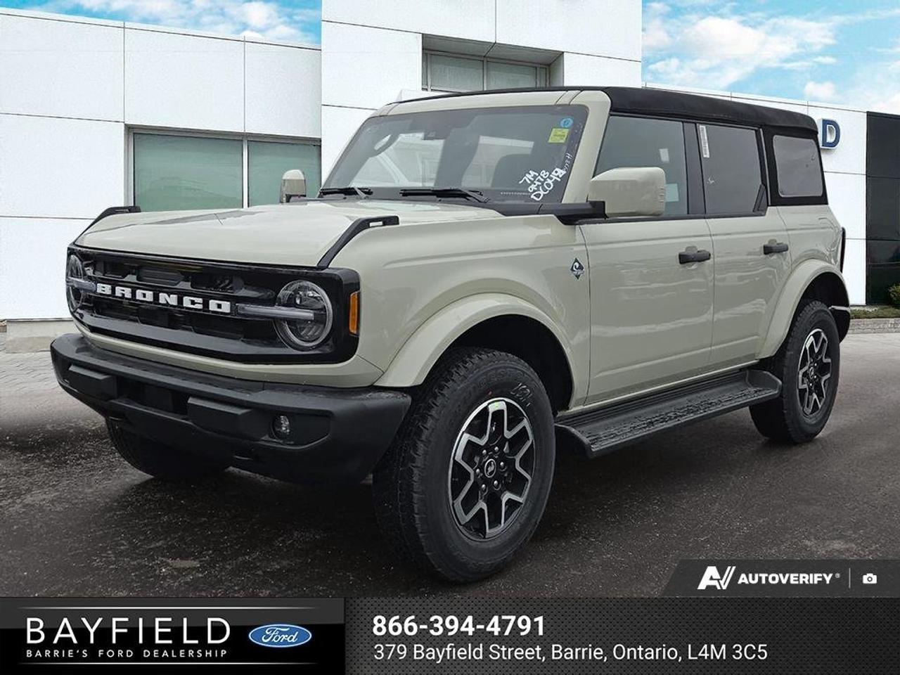 New 2026 Ford Bronco Outer Banks for sale in Barrie, ON
