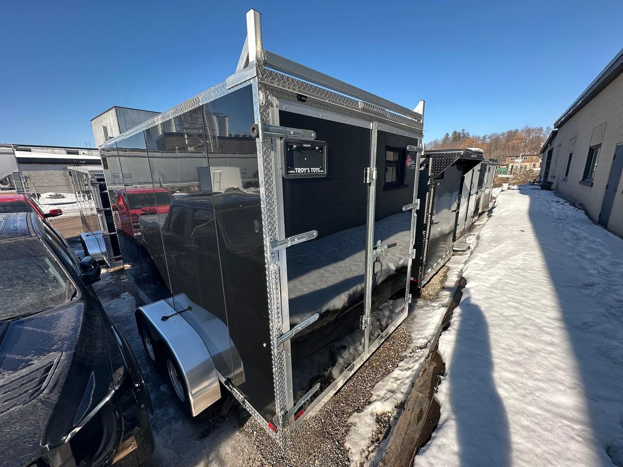 2025 Canadian Trailer Company 7x14 V Nose Cargo Trailer Aluminum Tandem Axle Photo7