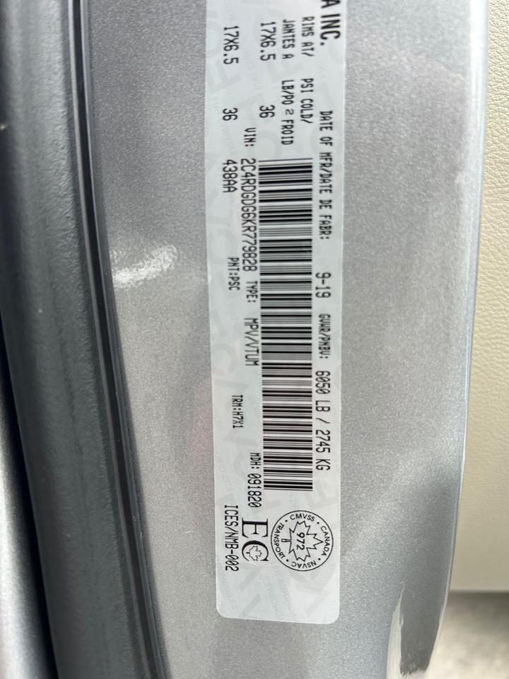 2019 Dodge Grand Caravan Crew Photo