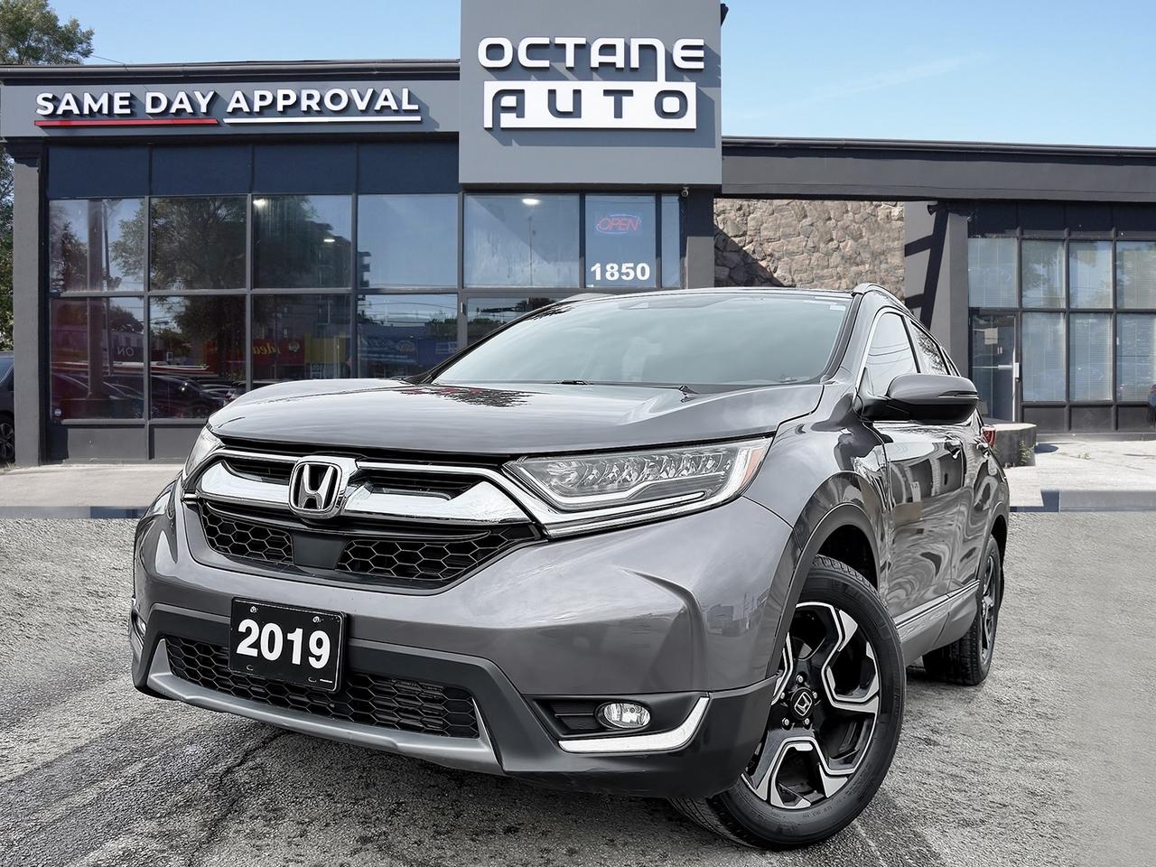 <p>Finance Price $23,895 Cash Price $25,396 | **Accident Free | Remote Starter | AWD Capability | Panoramic Sunroof | Navigation | Leather Seats | Heated Front Seats | Power Tailgate | Blind Spot Monitoring | Lane Departure Assist | Adaptive Cruise Control | Forward Collision Assist | Push-Button Start | Rear View Camera | Dual-Zone Climate Control | Steering Wheel Audio Controls | Bluetooth Connectivity | Apple CarPlay | Android Auto | Spacious Interior and Cargo | Smooth Turbocharged Performance | Fuel Economy Approx. 8.7 L/100 km City and 7.2 L/100 km Highway** <br><br>Available Now at Octane Used Cars!<br>1850 Lawrence Ave E, Scarborough, ON M1R 2Y4<br>Call us today to book your test drive!<br><br>CERTIFICATION<br><br>All our vehicles go through a comprehensive safety inspection that exceeds industry standards. Certification includes a full inspection, oil change, and professional detailing before delivery. Vehicles are not drivable if not certified and not e-tested. A certification package is available for $699. Trade-ins welcome. All vehicles are subject to HST, licensing fees, and a $22 OMVIC fee.<br><br>FINANCING<br><br>Good credit, bad credit, or no credit we can help. Instant approvals available with flexible plans tailored to your needs. Financing deals are subject to an admin fee.<br><br>WARRANTY<br><br>This Honda CR-V Touring qualifies for extended warranty options. Our team can help you choose the right coverage.<br><br>PRICE<br><br>At Octane Used Cars, we offer fair, transparent, no-haggle pricing. We monitor the market to keep our vehicles priced competitively, giving you the best value with a no-pressure buying experience.</p>
