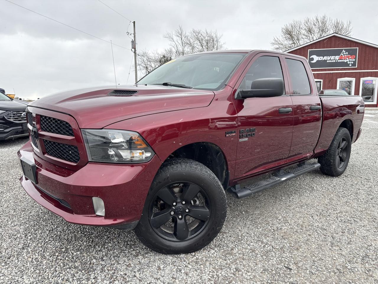 <p dir=ltr><span>30 year family business with a 4.6 Google rating! *BACKUP CAM*4X4*CRUISE* This 2019 Ram 1500 will be sold with an Ontario Safety Certificate at no extra charge through our multi-point inspection process to provide you with the best quality pre-owned experience. Complete Carfax reports come with every vehicle sale and are readily available. Financing available as well at Daves Auto through TD Auto finance for all models 2016 and newer! </span><span> 2018-2026 models range from as low as 6.79%-9.49% and 2016-2018 models range from 8.49%-9.49%.</span><span> All vehicles with XM Capability come with 3 free months of Sirius XM. Daves Auto continues to serve its customers with quality, unbranded pre-owned vehicles, certifying every vehicle inside the list price disclosed. Tinting available for $99/window.</span></p><p><span id=docs-internal-guid-54ea8b6d-7fff-84b6-b14b-cd2579a30015></span></p><p dir=ltr><span>Established in 1996, Daves Auto has been serving the Haldimand, West Lincoln and Ontario area with the same quality for 30 years! With growth, Daves Auto now has a lot with approximately 70 vehicles and a service building on-site to safety all vehicles in-house. If you are looking at this vehicle and need any additional information, please feel free to call us or come visit us at 7109 Canborough Rd. Dunnville, Ontario. Find us on Instagram @ daves_auto_2020 and become more familiar with our family business! Please call in advance to ensure availability.</span></p>