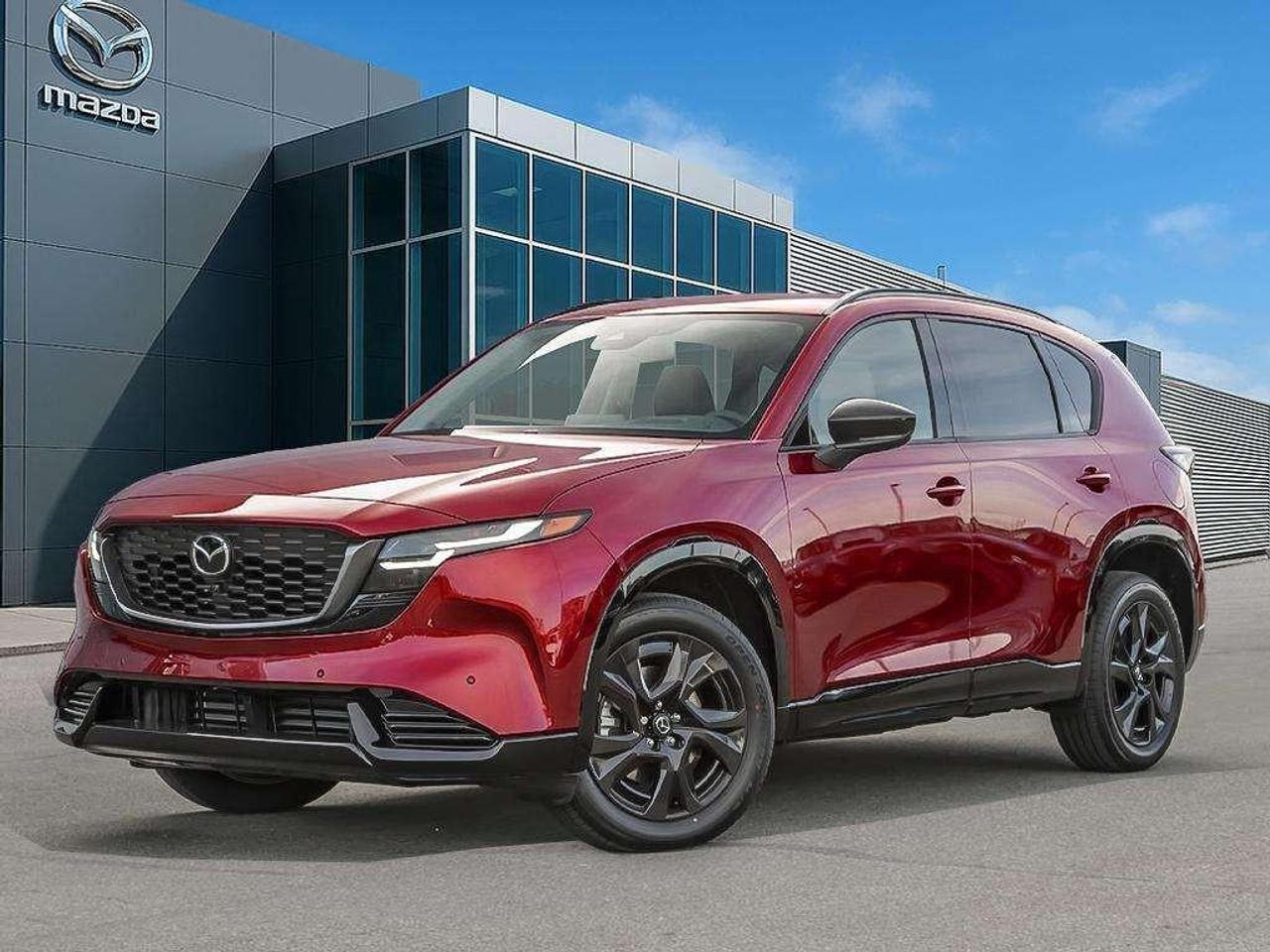 <p>Introducing the 2026 Mazda CX-5 GT AWD in a stunning shade of Soul Red Crystal Metallic. This SUV is not only equipped with an all-wheel drive system for superior handling on Canadian roads, but it also features a premium feel both outside and inside.</p><p>The exterior design is further enhanced by a Power-Sliding Panoramic Moonroof with one-touch open/close functionality, and programmable height adjustable Hands-Free Access Power Rear Liftgate. Step inside to find a sleek and modern interior, highlighted by black leather upholstery, a spacious cabin, and luxurious touches like cooled front seats and a heated steering wheel that make every drive comfortable.</p><p>Advanced technology is at your fingertips with a 15.6" Full Colour Centre Touchscreen Display. This Mazda CX-5 comes loaded with cutting-edge safety and driver assistance features including Smart Brake Support, Front Cross Traffic Alert, and a 360-degree View Monitor. The Driver Personalization System with facial recognition ensures a tailored driving experience every time, while Cruise & Traffic Support with Lane Change Assist provides added peace of mind.</p><p>Perfect for those who value both performance and comfort, this Mazda CX-5 GT AWD is designed to fit a dynamic lifestyle. Whether it's daily commutes or weekend getaways, this SUV does it all with style and sophistication. Contact Cobourg Mazda today to learn more about limited offers like the 0.99% Lease APR and $500 MAP Credit. Experience driving like never before!</p>