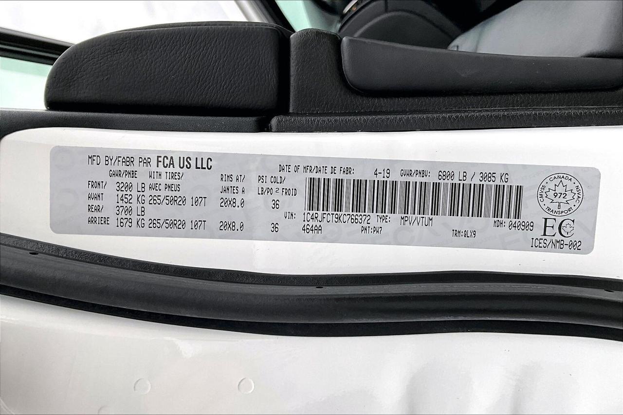 2019 Jeep Grand Cherokee High Altitude V8 | Vented Leather | Panoroof | 4X4 Photo