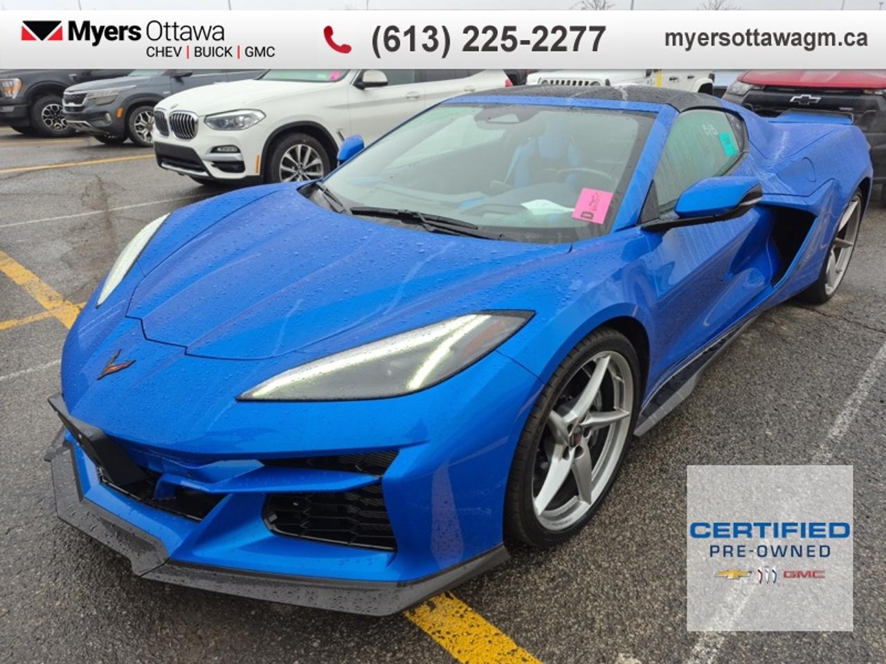 Compare at $140075 - Myers Cadillac is just $135995! <br> <br>SAVE THE LUX TAX PLUS SAVE OVER $41000 OFF ORIGINAL LIST PRICE OF $177403!!! ERAY 3LZ COUPE, VISIBILE CARBON FIBRE PACKAGE, FRONT LIFT WITH MEMORY, TRANSPARENT ROOF, ALL WEATHER LINERS, AWD, 6.2 V8 HYRIB ELECTRIC MOTORS, FASTER THEN A Z06, AWD, MINT CONITION, NAV, CARPLAY... THE WORKS... WITH THE LUX TAX PAID THIS ERAY SAVES OVER $65000 FROM NEW. ONCE IN A LIFETIME !!!<br> <br>To apply right now for financing use this link: <a href=https://creditonline.dealertrack.ca/Web/Default.aspx?Token=b35bf617-8dfe-4a3a-b6ae-b4e858efb71d&Lang=en target=_blank>https://creditonline.dealertrack.ca/Web/Default.aspx?Token=b35bf617-8dfe-4a3a-b6ae-b4e858efb71d&Lang=en</a><br><br> <br/>Certified Pre-Owned Vehicles. Instead of worries our vehicles come with a 150+ point inspection and a 30 day / 2,500kms Vehicle Exchange Privilege. Buy with confidence! <br> <br/><br>All prices include Admin fee and Etching Registration, applicable Taxes and licensing fees are extra.<br>*LIFETIME ENGINE TRANSMISSION WARRANTY NOT AVAILABLE ON VEHICLES WITH KMS EXCEEDING 140,000KM, VEHICLES 8 YEARS & OLDER, OR HIGHLINE BRAND VEHICLE(eg. BMW, INFINITI. CADILLAC, LEXUS...)<br> Come by and check out our fleet of 50+ used cars and trucks and 180+ new cars and trucks for sale in Ottawa.  o~o