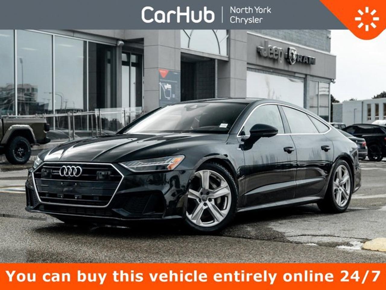 This Audi A7 Sportback delivers a Intercooled Turbo Gas V-6 3.0 L/183 engine powering this Automatic transmission. Wireless Phone Connectivity, Window Grid Diversity Antenna, Wheels: 8.5J x 19 Multi-Spoke Design.

This Audi A7 Sportback Comes Equipped with These Options 
Wheels w/Silver Accents w/Locks, Valet Function, Trunk/Hatch Auto-Latch, Trip Computer, Transmission: quattro Ultra 7-Speed Automatic -inc: S tronic, Transmission w/Driver Selectable Mode and Oil Cooler, Top view with 360 surround view Right Side Camera, Tires: 245/40R19 All Weather, Tailgate/Rear Door Lock Included w/Power Door Locks, Streaming Audio.

Drive Happy with CarHub

*** All-inclusive, upfront prices -- no haggling, negotiations, pressure, or games

*** Purchase or lease a vehicle and receive a $1000 CarHub Rewards card for service.

*** Purchase this vehicle fully online on CarHub websites

 

Transparency Statement
Online prices and payments are for finance purchases -- please note there is a $850 finance/lease fee. Cash purchases for used vehicles have a $2,350 surcharge (the finance price + $2,350), however cash purchases for new vehicles only have tax and licensing extra -- no surcharge. NEW vehicles priced at over $100,000 including add-ons or accessories are subject to the additional federal luxury tax. While every effort is taken to avoid errors, technical or human error can occur, so please confirm vehicle features, options, materials, and other specs with your CarHub representative. This can easily be done by calling us or by visiting us at the dealership. CarHub used vehicles come standard with 1 key. If we receive more than one key from the previous owner, we include them with the vehicle. Additional keys may be purchased at the time of sale. Ask your Product Advisor for more details. Payments are only estimates derived from a standard term/rate on approved credit. Terms, rates and payments may vary. Prices, rates and payments are subject to change without notice. Please see our website for more details.