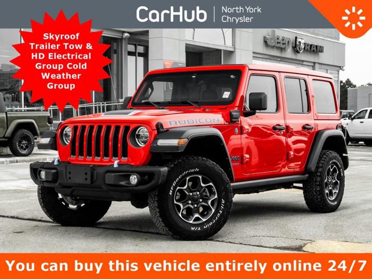 2022 Jeep Wrangler 4xe Unlimited Rubicon Skyroof Trailer Tow & HD Electrical Group Cold Weather Group Photo