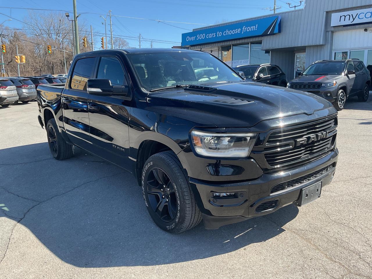 ???? 5.7L V8 HEMI  RAM 1500 SPORT 2022  Power meets capability! ????<br><br>

This rugged RAM 1500 Sport delivers serious performance with its legendary 5.7L V8 engine and four-wheel drive capability. With only 32,669 km on the odometer, this truck is ready to tackle any job or adventure with confidence and style.<br><br>

Features youll love:<br>
? 5.7L V8 HEMI Engine<br>
? Four Wheel Drive<br>
? Backup Camera<br>
? Bluetooth Connectivity<br>
? Air Conditioning<br>
? Cruise Control<br>
? Full Power Group<br><br>

?? NO FEES! <span>(Just pay applicable taxes.)</span><br>
?? LOWEST PRICE GUARANTEED!<br><br>

?? 4 LOCATIONS TO SERVE YOU BETTER:<br>
?? RICHMOND: 1-888-416-2199<br>
?? OTTAWA: (343) 429-6444<br>
?? KINGSTON: 1-888-508-3494<br>
?? NORTH BAY: 1-888-282-3560<br><br>

?? Visit <strong>WWW.MYCAR.CA</strong> to see this RAM 1500 and more!<br>
?? Confidence, comfort, and value  all in one! ??