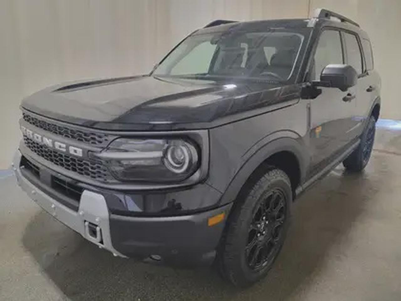 This all-new 2026 Ford Bronco Sport Badlands 400A stands out in Shadow Black showcasing a rugged yet refined look. This 5-passenger SUV is equipped with the 2.0L EcoBoost® engine, producing 250 horsepower and 277 lb-ft of torque. Paired with an 8-speed automatic transmission, this vehicle ensures seamless power delivery both on and off the road, it is engineered to conquer tough terrains with ease.

Key Features:
Advanced 4x4 with Terrain Management System and 7 G.O.A.T. Modes
Leather-Trimmed Sport Heated Front Seats
Heated Premium-Wrapped Steering Wheel
Rubberized Floor and Cargo Area for Easy Cleaning
HOSS 2.0 Off-Road Suspension
17 Matte Black-Painted Aluminum Wheels with All-Terrain Tires
Class II Trailer Tow Package with Trailer Sway Control
Ford Co-Pilot360 Assist 2.0, including:
360-Degree Camera with Trail View
Reverse Brake Assist
Front Parking Sensors
12.3 Digital Instrument Panel Cluster
SYNC® 4 with a 13.2 Center Display, featuring Wireless Apple CarPlay® and Android Auto
Trail Control with One-Pedal Driving

This vehicle comes with the All-Weather Packageready to take on any season!
Snow, rain, mud, or sunshinethis vehicle is built for it all! The All-Weather Package adds extra protection where it matters most, with premium mud flaps to shield your paint from road debris, all-weather floor mats to protect your interior from lifes messes, and Xpel paint protection to help guard against those infuriating rock chips. Drive with confidence, knowing your investment is protected from Reginas elements.

Bennett Dunlop Ford, proudly serving Regina for over 40 years, is conveniently located at 770 Broad Street. With over 3,500 Google reviews, our reputation reflects our commitment to providing a fast, easy, and enjoyable vehicle-buying experience. We eliminate the hassle with no admin or documentation fees, transparent upfront pricing that lets you shop with total confidence. But were more than just a dealershipwere driven to make a difference by supporting local community initiatives and events that matter to you. Visit Bennett Dunlop Ford today and experience why were Reginas trusted choice for quality vehicles, exceptional service, and a genuine commitment to driving change in our community!