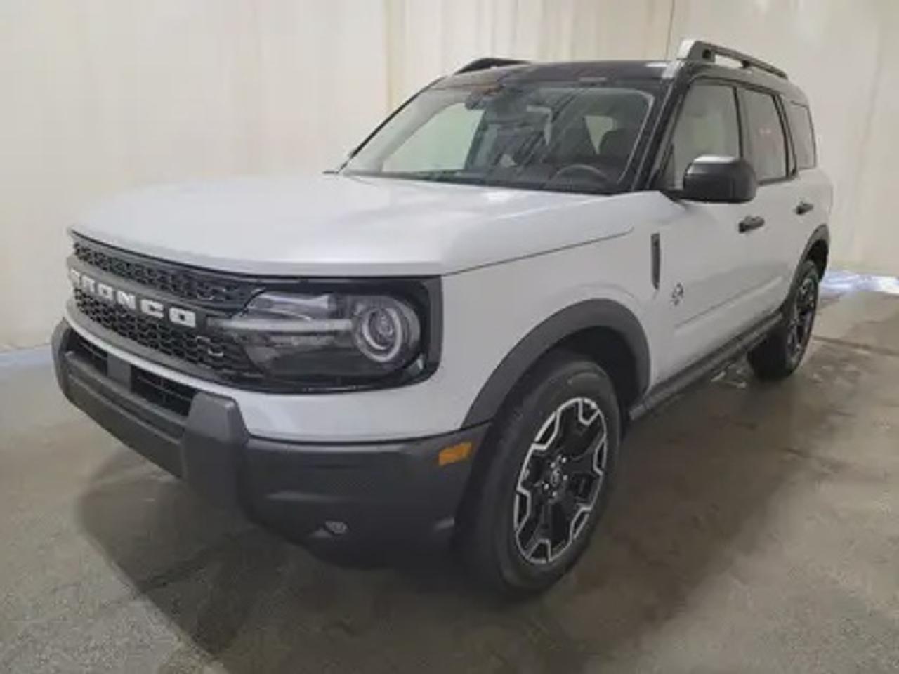 This all-new 2026 Ford Bronco Sport Outer Banks 300A shines in Space white Metallic. This 5-passenger compact SUV is powered by the 1.5L EcoBoost® engine, delivering 181 horsepower and 190 lb-ft of torque. With an 8-speed automatic transmission and Auto Start-Stop Technology, it offers a smooth yet efficient drive, ideal for city commutes or highway adventures.

This vehicle comes with the All-Weather Packageready to take on any season! 

Snow, rain, mud, or sunshinethis vehicle is built for it all! The All-Weather Package adds extra protection where it matters most, with premium mud flaps to shield your paint from road debris, all-weather floor mats to protect your interior from lifes messes, and Xpel paint protection to help guard against those infuriating rock chips. Drive with confidence, knowing your investment is protected from Reginas elements. 

Key Features:
Premium-Trimmed Sport Heated Front Seats
Premium-Wrapped Heated Steering Wheel
Rear Parking Sensors
Memory Drivers Seat 
6-Way Power Passenger Seat
Push-Button Start
SYNC® 4 with a 13.2-inch Center Display, Wireless Apple CarPlay® and Android Auto
18 Machined-Face Ebony Black-Painted Aluminum Wheels
Dual-Zone Temperature Control
Terrain Management System Electronic Automatic  with 5 G.O.A.T. Modes (Normal, ECO, Sport, Slippery, Off-Road)
LED Headlights, Fog Lights, and Signature Lights
FordPass® Connect with Remote Start

This vehicle comes with the All-Weather Packageready to take on any season!
Snow, rain, mud, or sunshinethis vehicle is built for it all! The All-Weather Package adds extra protection where it matters most, with premium mud flaps to shield your paint from road debris, all-weather floor mats to protect your interior from lifes messes, and Xpel paint protection to help guard against those infuriating rock chips. Drive with confidence, knowing your investment is protected from Reginas elements.
 
Bennett Dunlop Ford, proudly serving Regina for over 40 years, is conveniently located at 770 Broad Street. With over 3,500 Google reviews, our reputation reflects our commitment to providing a fast, easy, and enjoyable vehicle-buying experience. We eliminate the hassle with no admin or documentation fees, transparent upfront pricing that lets you shop with total confidence. But were more than just a dealershipwere driven to make a difference by supporting local community initiatives and events that matter to you. Visit Bennett Dunlop Ford today and experience why were Reginas trusted choice for quality vehicles, exceptional service, and a genuine commitment to driving change in our community!