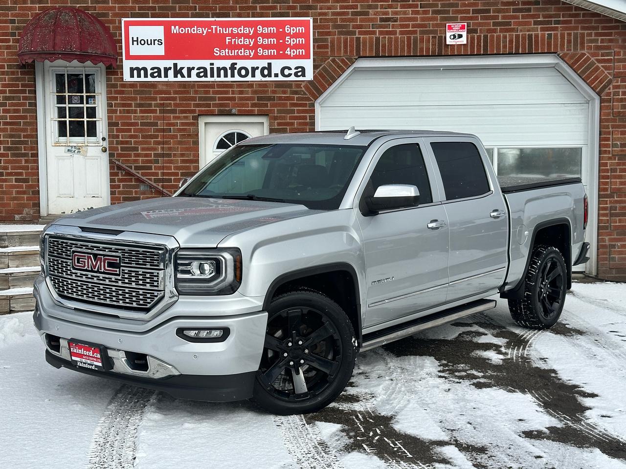 2018 GMC Sierra 1500 Denali Crew 4x4 HTD/CLD-Leather Sunroof BOSE RvCam Photo0
