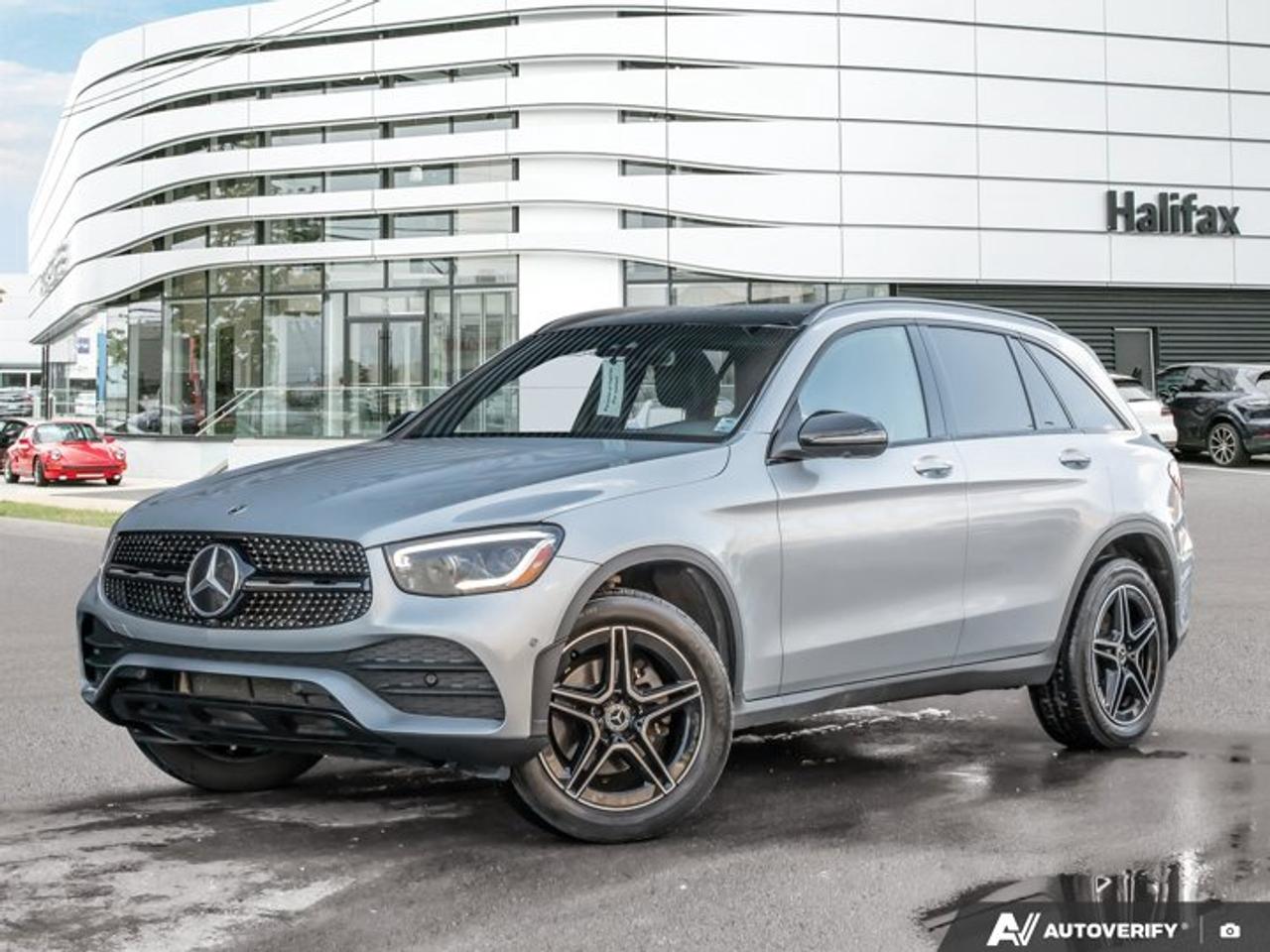 Now available at Porsche of Halifax, this *2022 Mercedes-Benz GLC 300* offers a well-balanced combination of comfort, refinement, and everyday usability in a compact luxury SUV. Designed for smooth driving and practicality, the GLC is suited for both daily commuting and longer trips.==== Performance & Driving ====  * *2.0L turbocharged engine* -- delivers smooth and responsive acceleration  * *Automatic transmission* -- provides seamless gear changes  * *Balanced suspension* -- comfortable ride with stable highway performance  * *Confident handling* suited for a variety of driving conditions==== Interior & Comfort ====  * Refined interior design with high-quality materials  * Comfortable seating with supportive front seats  * Dual-zone climate control for consistent cabin comfort  * Spacious rear seating area  * Flexible cargo space with split-folding rear seats==== Technology & Safety ====  * Central infotainment system with display interface  * Digital driver information display  * Backup camera for improved visibility when parking  * Standard driver assistance systems supporting everyday driving==== Exterior ====  * Clean, modern Mercedes-Benz design  * LED lighting elements  * Alloy wheels  * Practical rear liftgate for easy cargo accessThis *2022 Mercedes-Benz GLC 300* offers a comfortable and composed driving experience with a focus on everyday usability and interior refinement.Connect with us for more details or to arrange a test-drive with a Sales Executive at www.porscheofhalifax.com or 902-453-8800.