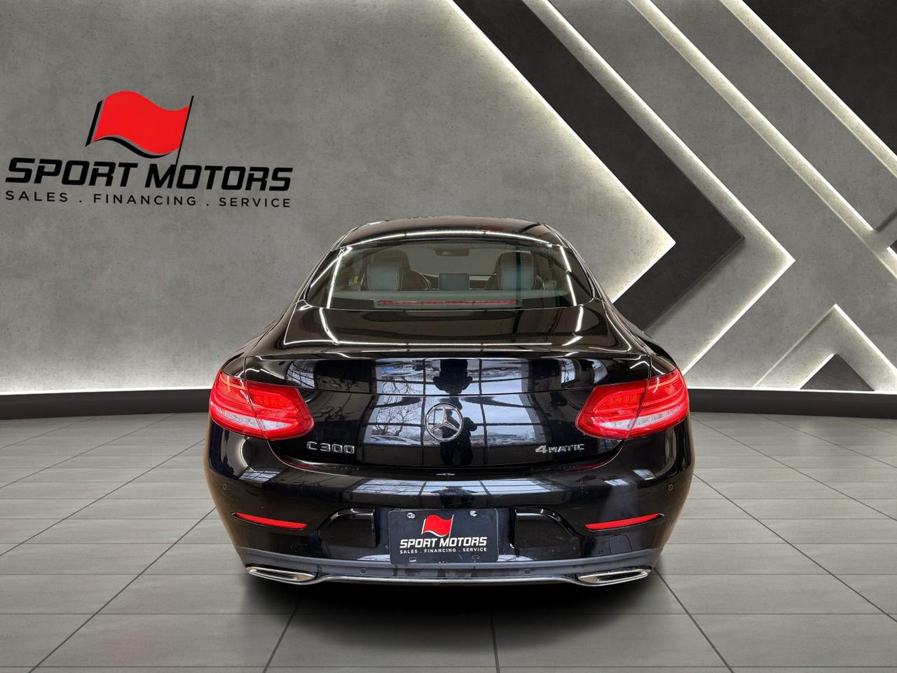 2017 Mercedes-Benz C-Class 4MATIC Coupe+360 Camera+BSM+Roof+CLEAN CARFAX Photo7