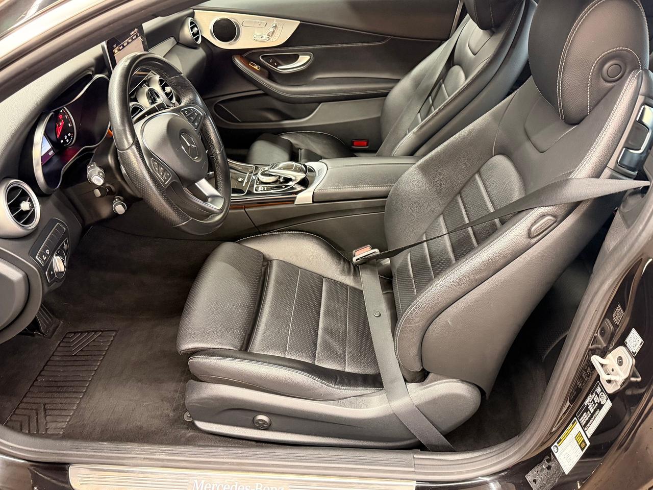 2017 Mercedes-Benz C-Class 4MATIC Coupe+360 Camera+BSM+Roof+CLEAN CARFAX Photo88