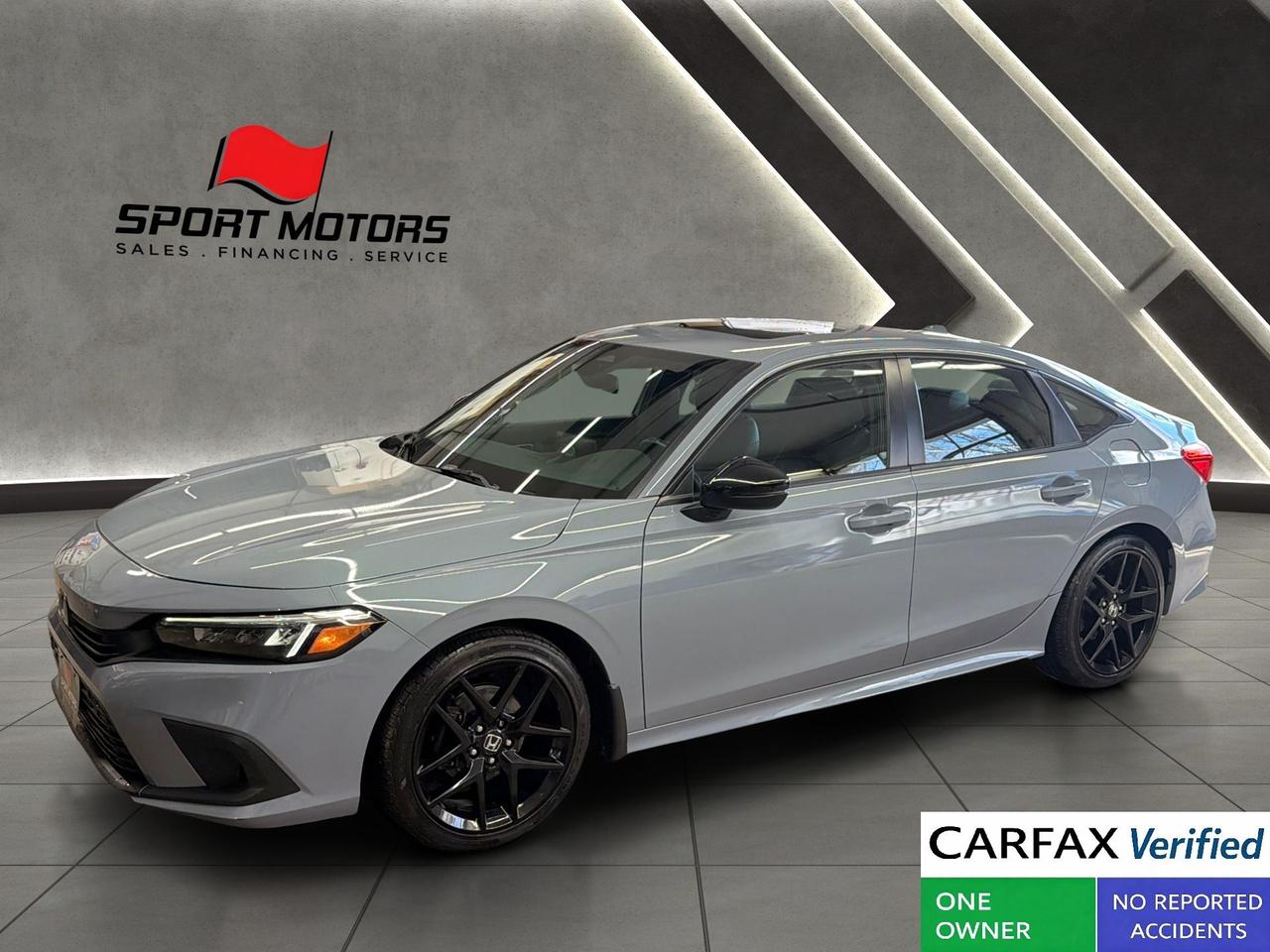 2022 Honda Civic Sport+Roof+BSM+Adaptive Cruise+CLEAN CARFAX Photo60