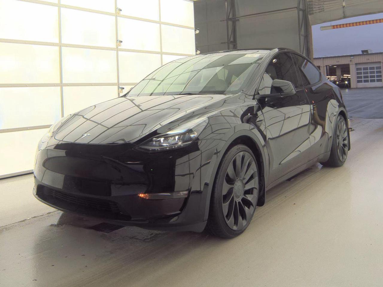 2022 Tesla Model Y PERFORMANCE AWD-WHITE INTERIOR-AUTOPILOT Photo0