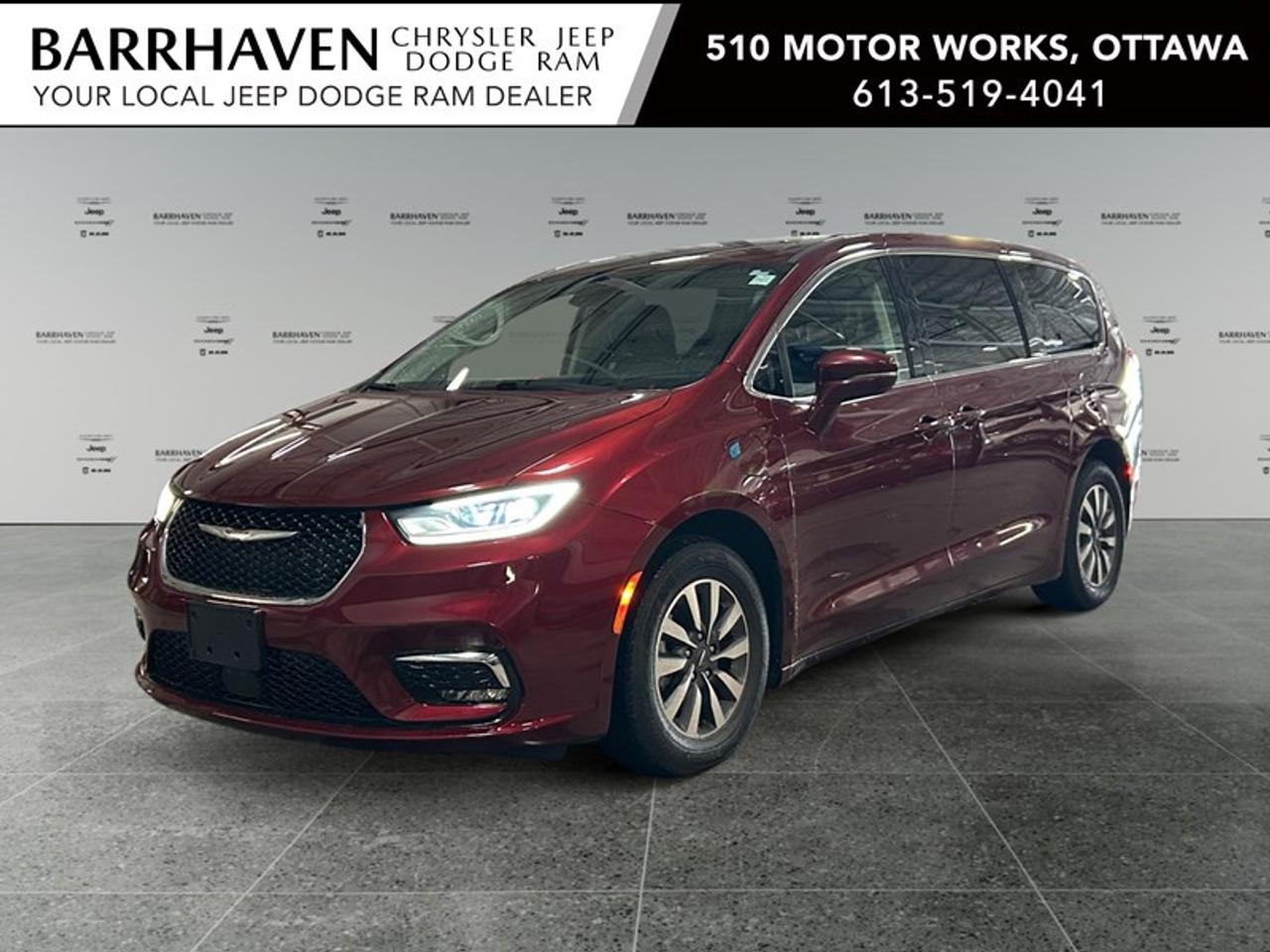 Experience the impressive versatility and style of the 2022 Chrysler Pacifica Hybrid Touring L, dressed in a striking Red finish and equipped with Front-Wheel Drive for smooth handling on a variety of road conditions. This van is designed to make a statement with its sleek alloy wheels and modern lines. Inside, indulge in the comfort of leather seats and the convenience of power seats and power windows. The thoughtful details extend to heated mirrors and a heated steering wheel, ensuring a comfortable journey regardless of the season. Stay connected and confident with features like a Bluetooth connection, smart device integration, and a Wi-Fi hotspot. Your drive is safeguarded with advanced safety technologies, including brake assist, lane assist, and adaptive cruise control. The remote start and keyless entry offer unprecedented ease, while the included satellite radio provides entertainment for any trip. Ideal for families and professionals seeking a dynamic yet efficient vehicle, the Chrysler Pacifica Hybrid Touring L suits all lifestyles adeptly. Dont miss your chance to own this exceptional vancontact our dealership today to see it for yourself!