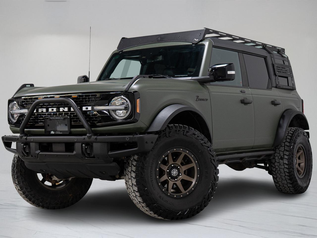 2021 Ford Bronco WILDTRAK | MATTE GREEN | HIGH & LUX PKG Photo2