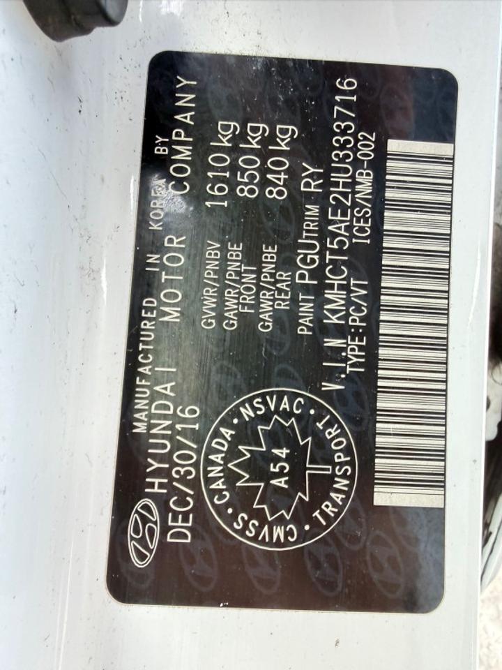 2017 Hyundai Accent 4dr Sedan Automatic GL Photo